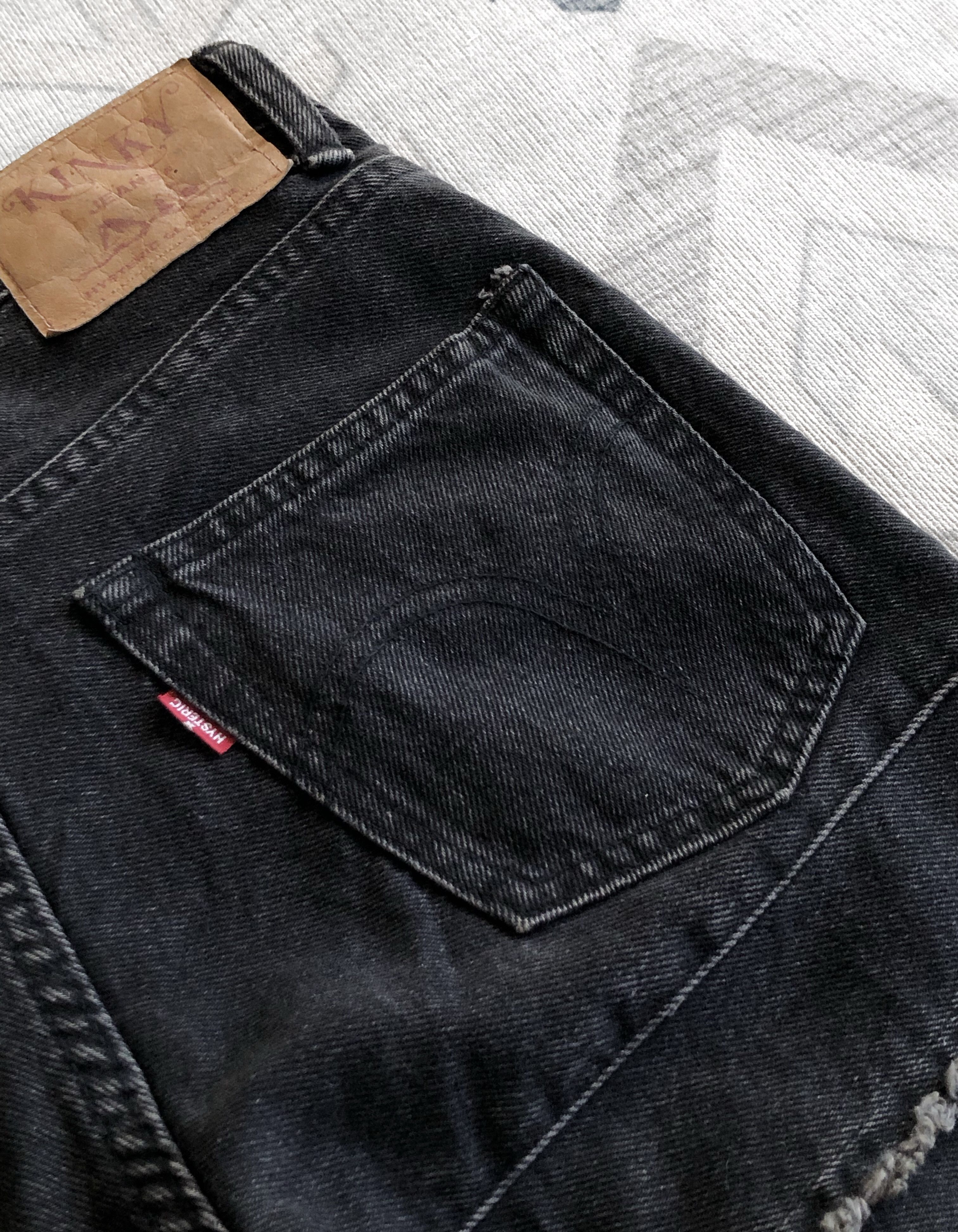 Hysteric Glamour ARCHIVE🔥RARE 90’S HAGI PATCHWORK FLARE KINKY JEANS Size 28" / US 6 / IT 42 - 14 Thumbnail