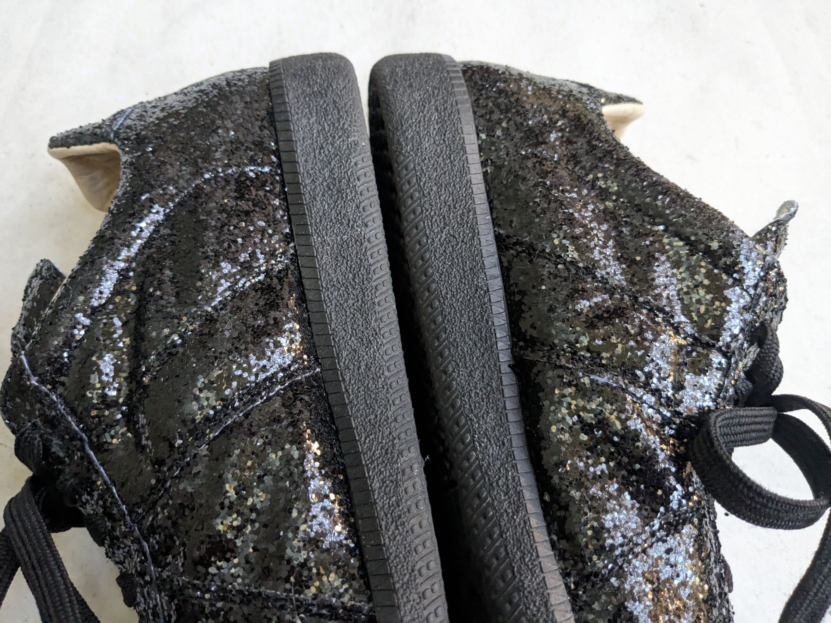 Maison Margiela Maison Margiela GAT Replica Black Glitter 10 43 Size US 10 / EU 43 - 14 Thumbnail