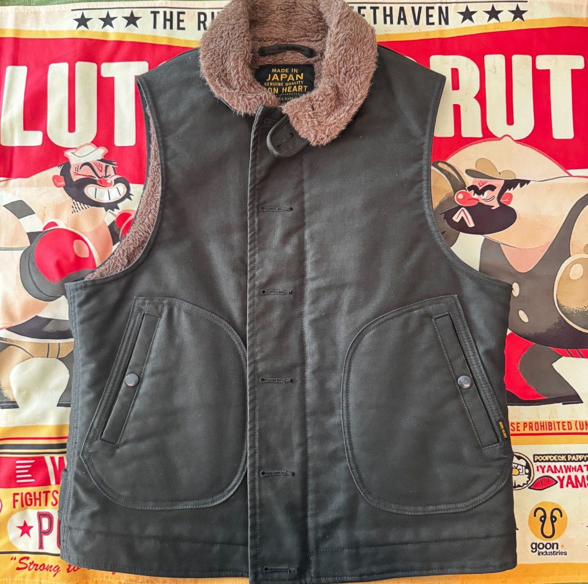 Iron Heart Iron heart Wool Warm Deck Vest Japanese-m Size US M / EU 48-50 / 2 - 1 Thumbnail