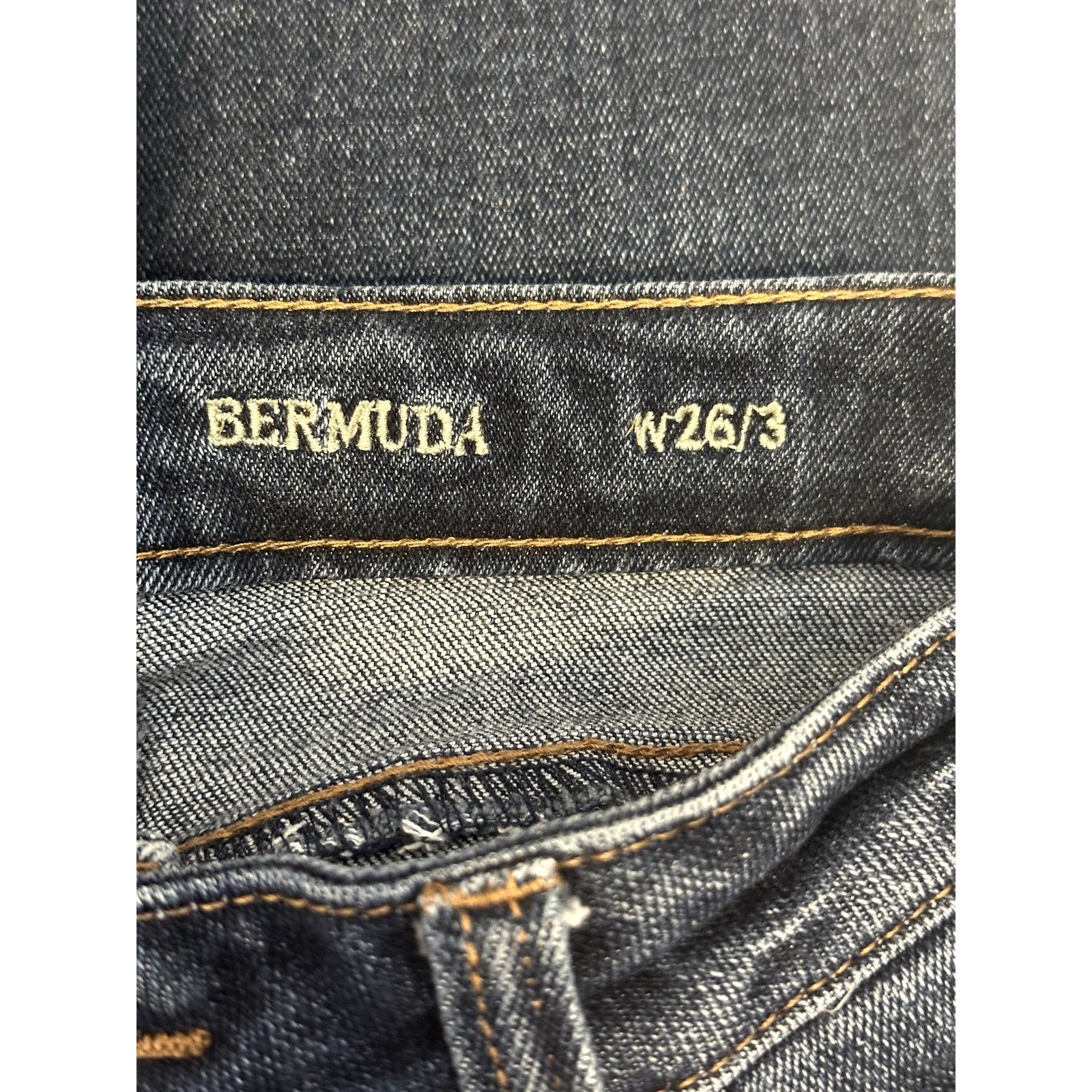 Other Vanilla Star Juniors Distressed Denim Burmuda Shorts 26/3 Size 26" / US 2 / IT 38 - 8 Thumbnail