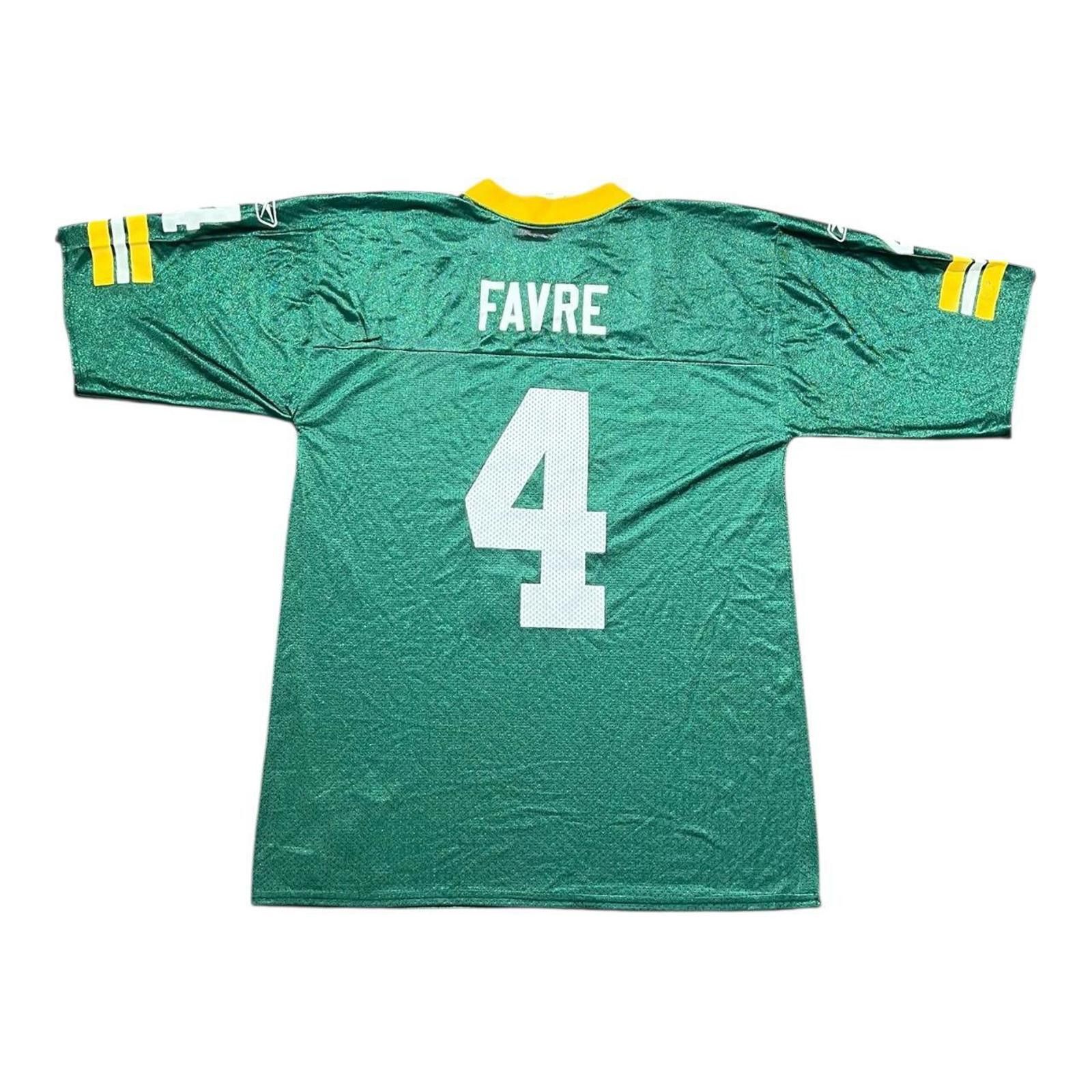 Reebok VTG Greenbay Packers Bret Favre Reebok NFL Football Jersey Size US M / EU 48-50 / 2 - 2 Thumbnail