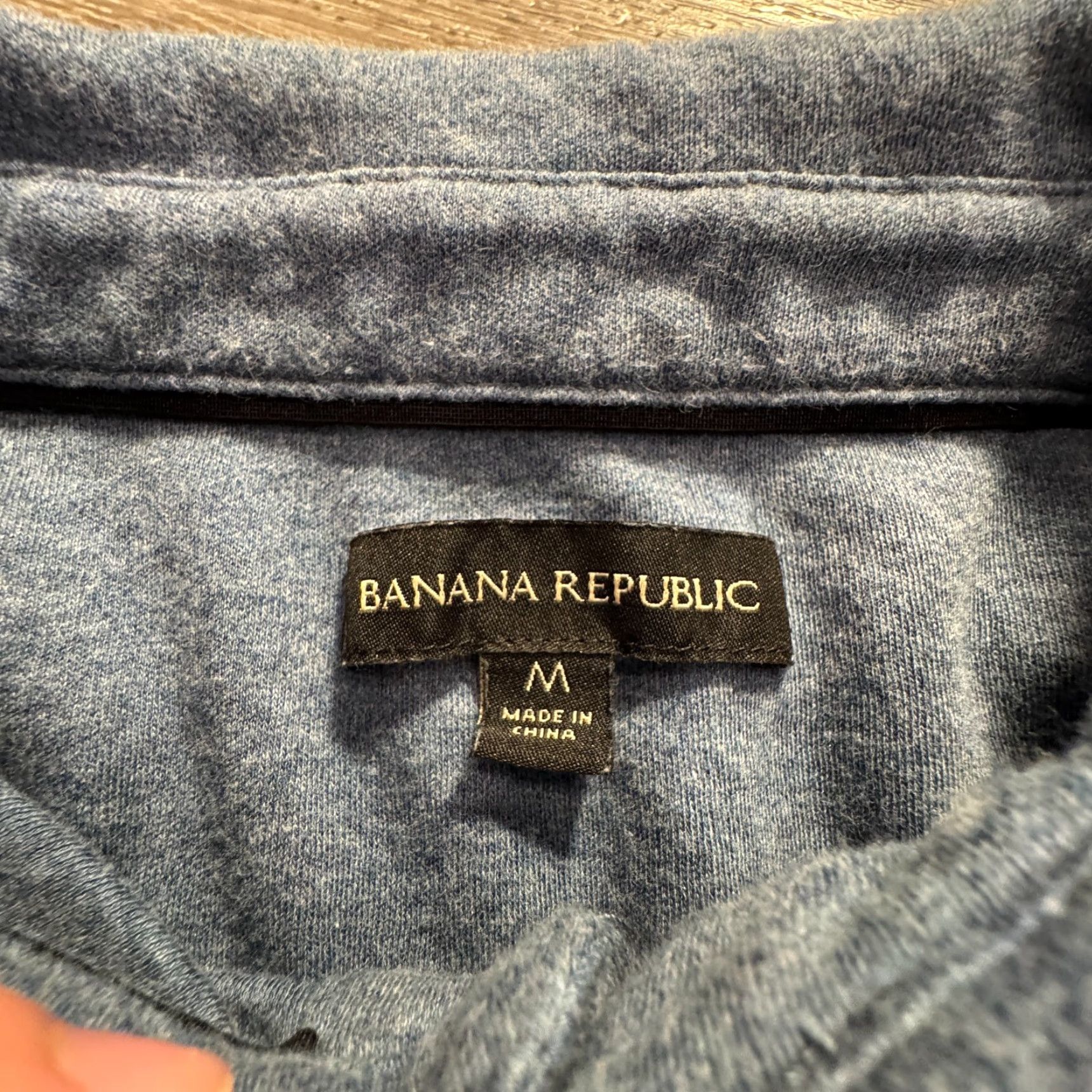 Banana Republic Banana Republic Polo Shirt Mens M Blue Polo Shirt Casual Golf Walking Preppy Mens Size US M / EU 48-50 / 2 - 3 Thumbnail