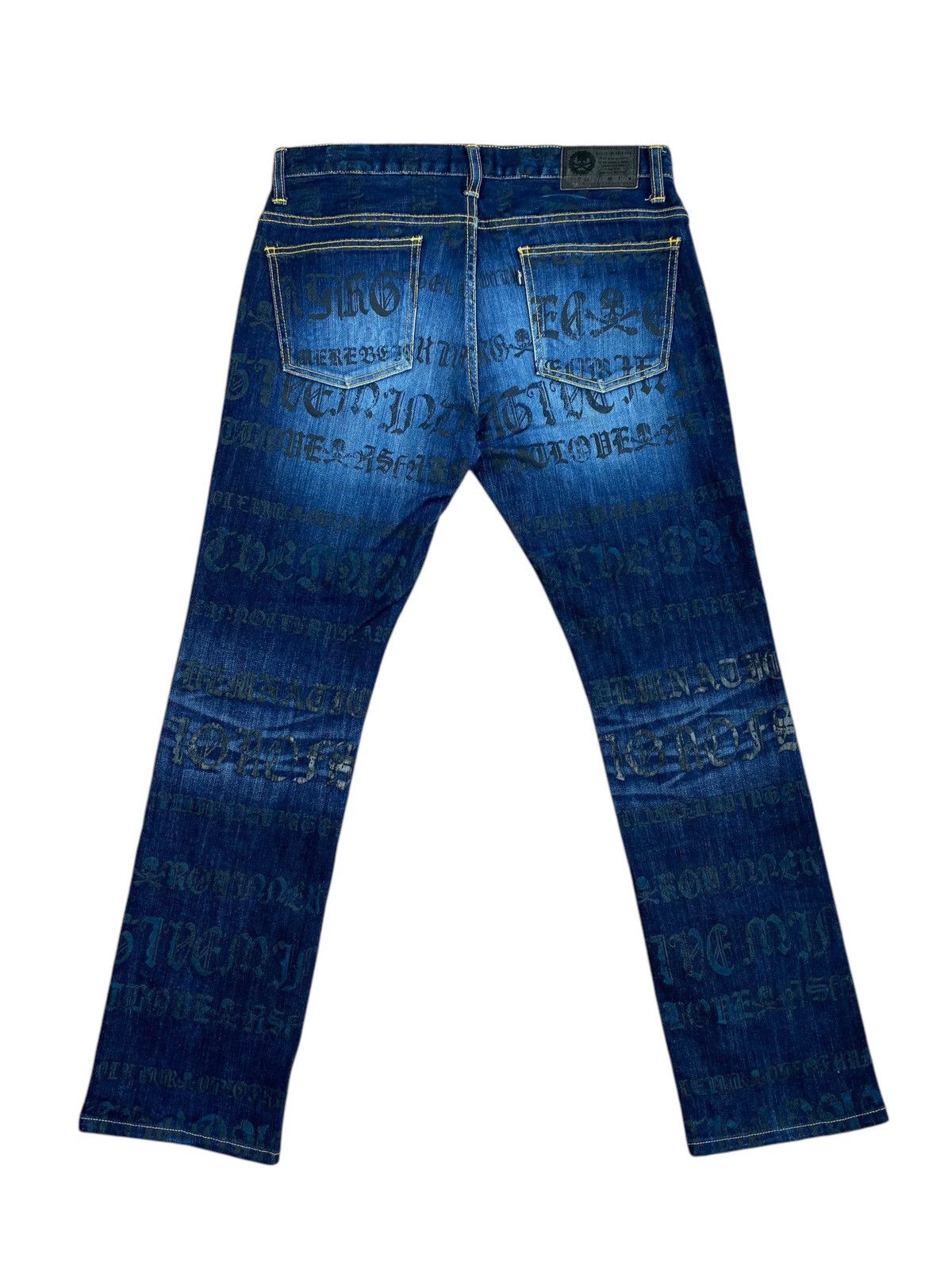 Japanese Brand Roen for men Script Regular Fit Denim Size US 32 / EU 48 - 9 Thumbnail
