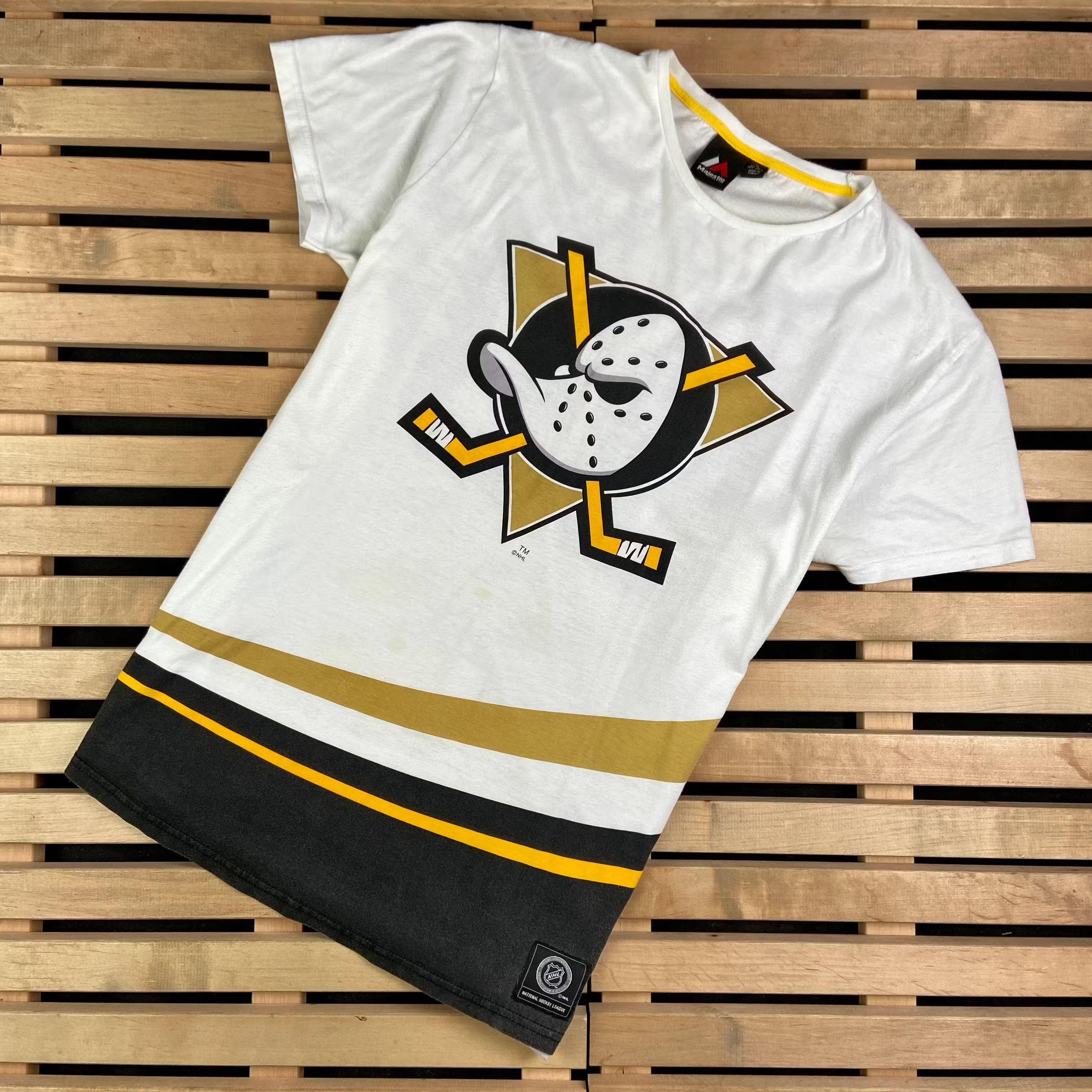 NFL Mens T Shirt Majestic NHL Ducks 93 Size XL Size US XL / EU 56 / 4 - 1 Thumbnail