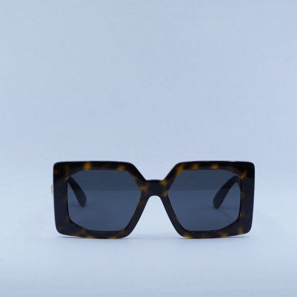 Versace Versace VE4478U 108/87 Sunglasses Havana Square Frame Size ONE SIZE - 2 Thumbnail