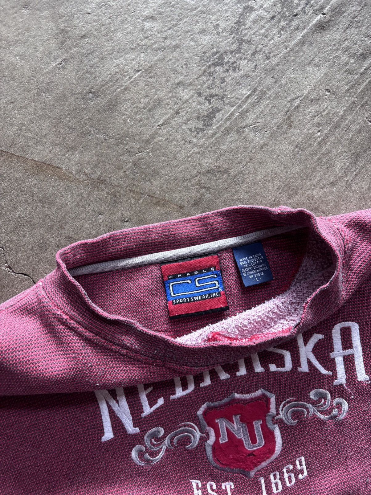 Vintage vintage nebraska university sweatshirt Size US L / EU 52-54 / 3 - 3 Thumbnail