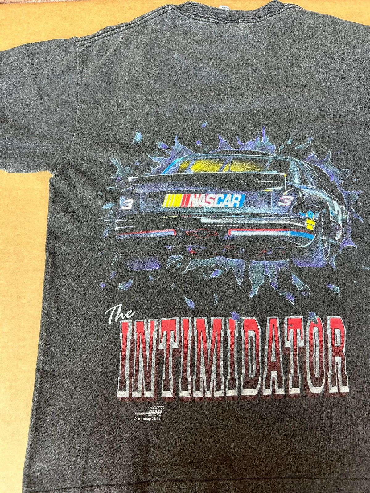 Vintage Vintage 90's Dale Earnhardt Intimidator T-Shirt Racing Rare Size US L / EU 52-54 / 3 - 12 Thumbnail