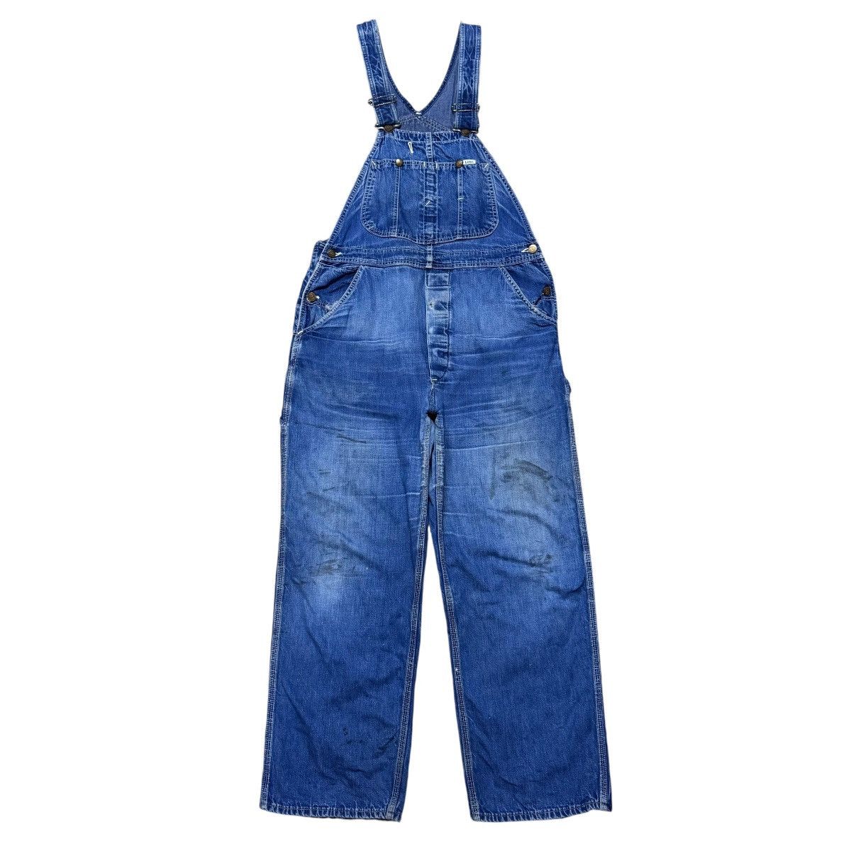 Lee Vintage 60s Lee Union Made Denim Overalls Size US 34 / EU 50 - 3 Thumbnail