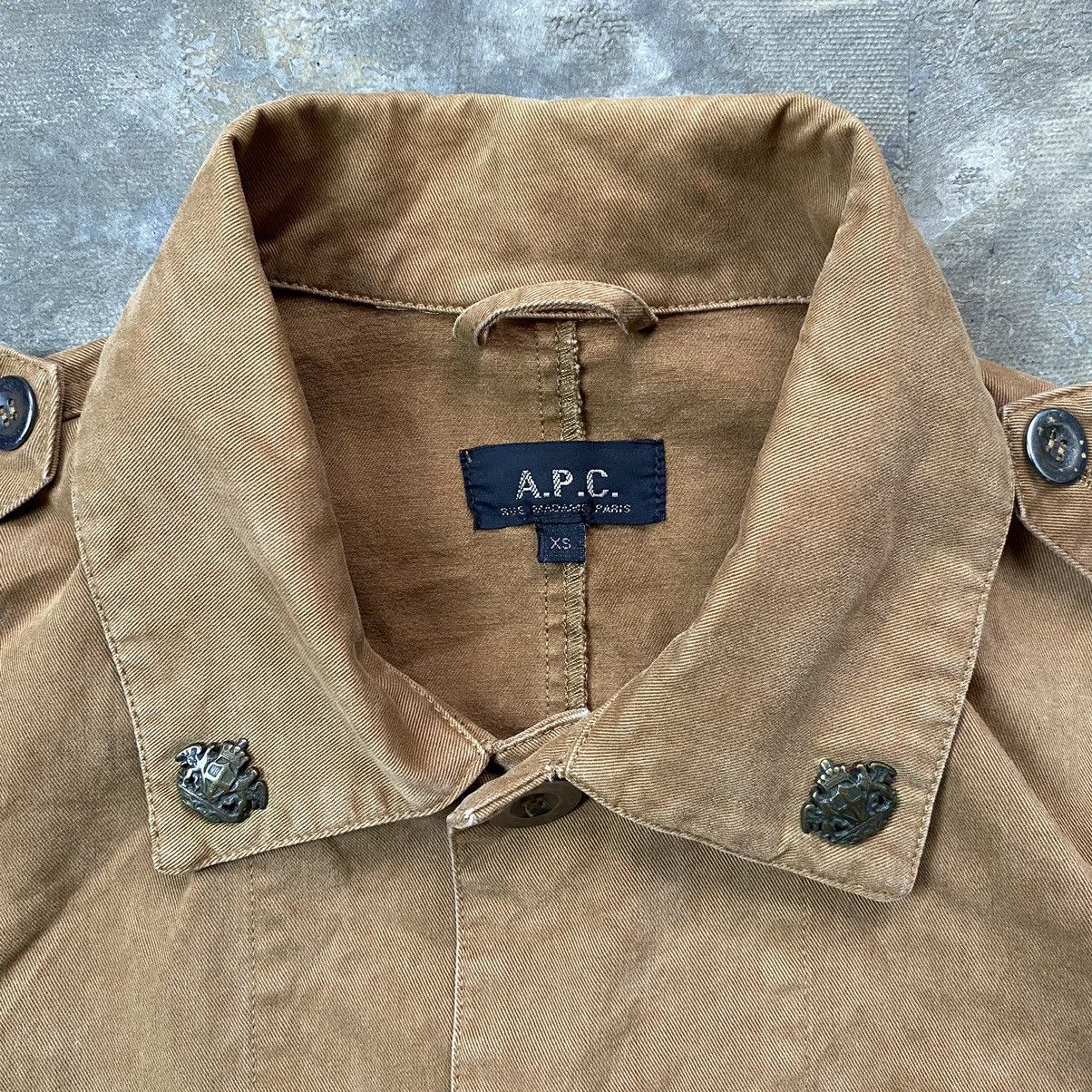A.P.C. APC Military Dyed Studded Work Jacket Size US XS / EU 42 / 0 - 6 Thumbnail