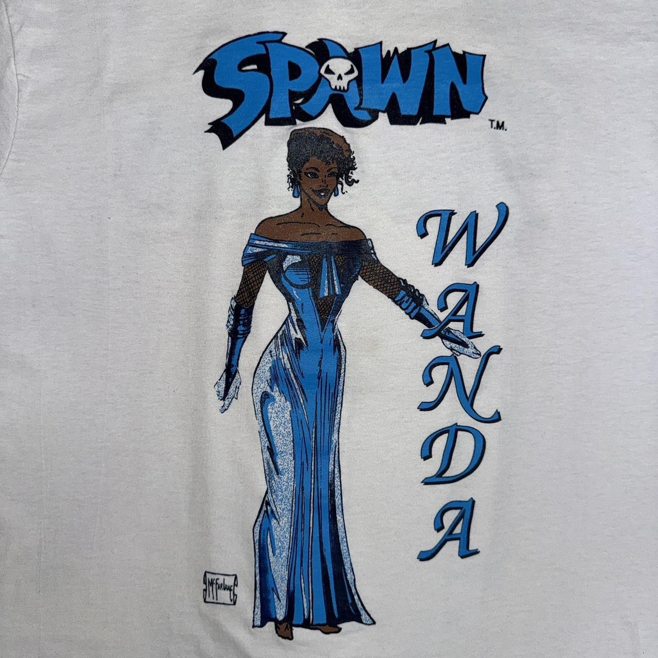 Other Vintage 1993 Spawn Wanda white t-shirt Size XL Size US XL / EU 56 / 4 - 2 Thumbnail