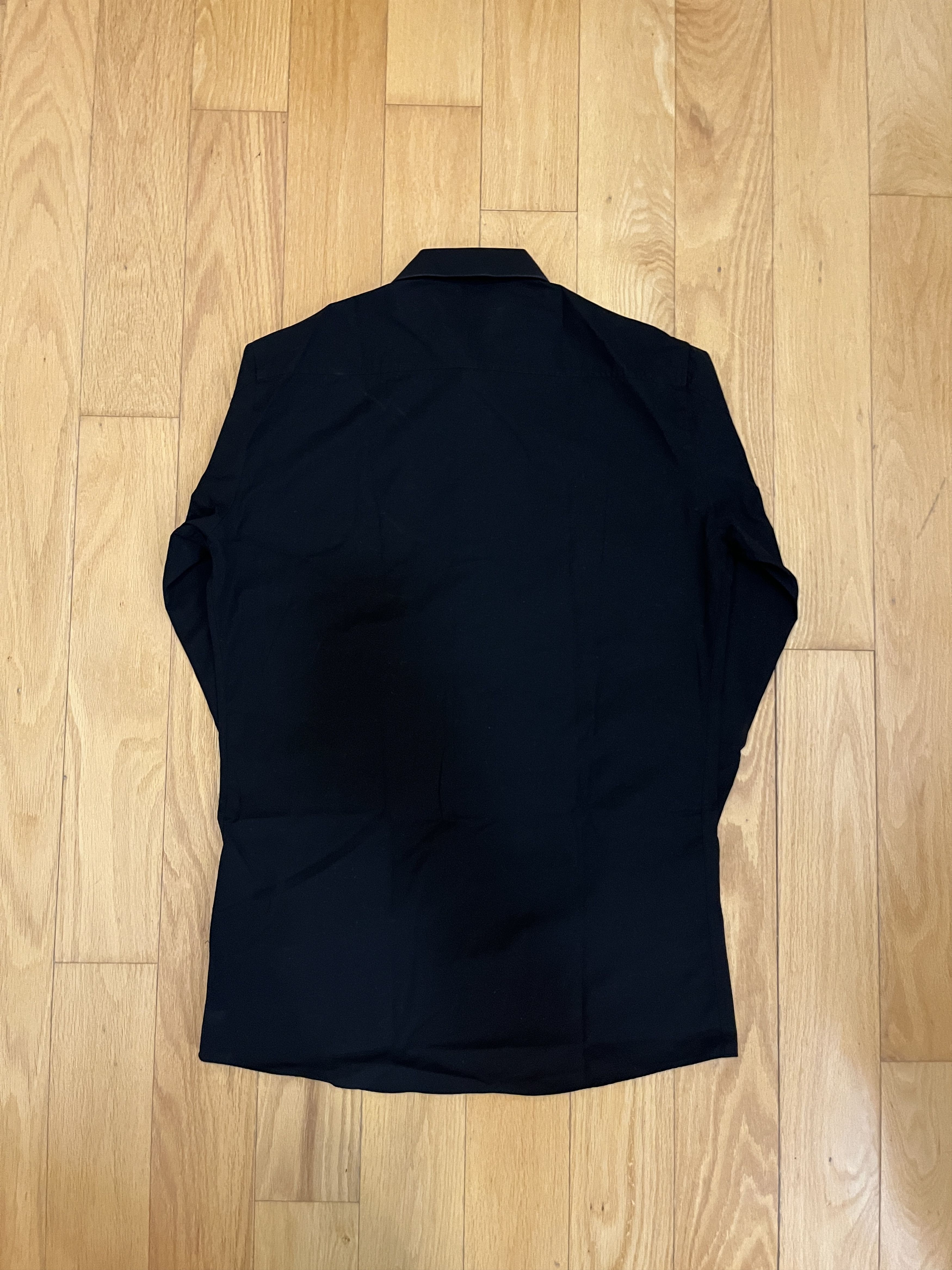 Saks Fifth Avenue Saks Fifth Avenue Black Dress Shirt M Size US M / EU 48-50 / 2 - 2 Thumbnail