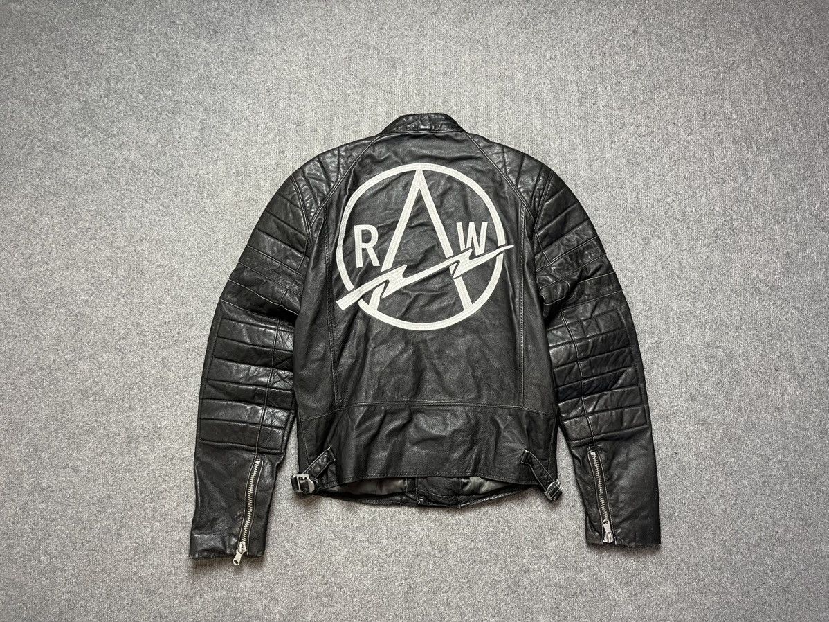 G-Star G-Star Raw biker leather jacket Size US M / EU 48-50 / 2 - 4 Thumbnail