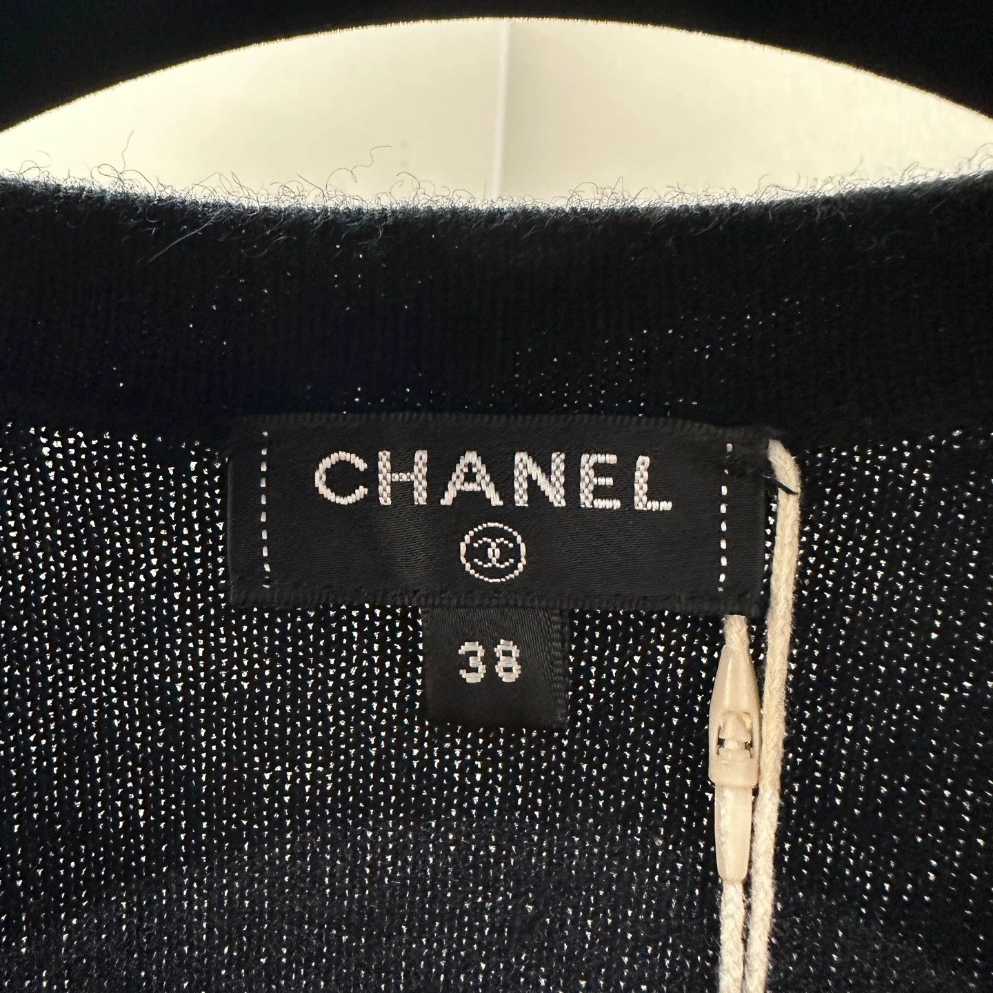 Chanel Chanel Equestrian Color Blocked Logo Knit LS 38 Cotton Size S / US 4 / IT 40 - 3 Thumbnail