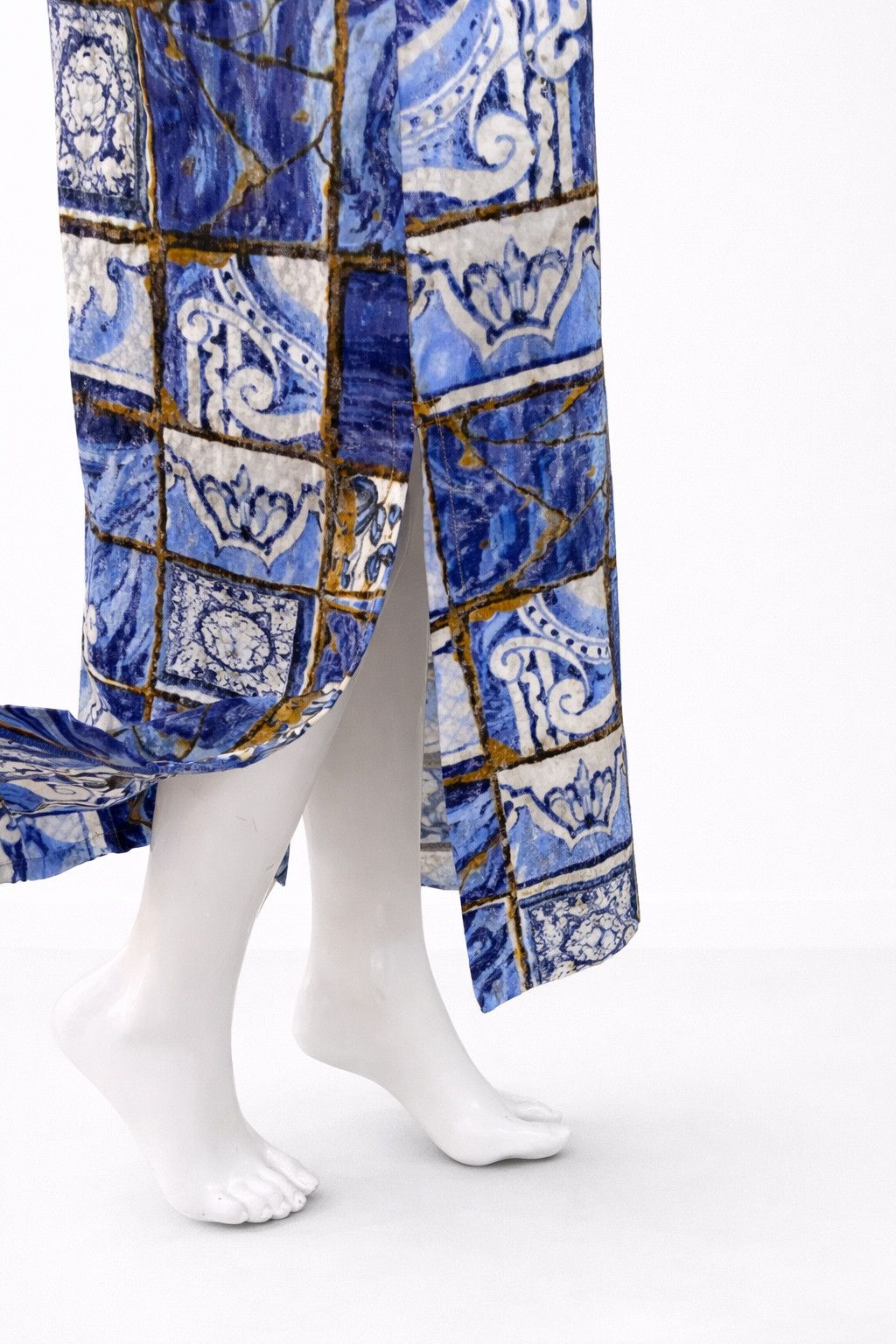 Jean Paul Gaultier Jean Paul Gaultier Transparent Tile Maxi Colour Block Dress Size M / US 6-8 / IT 42-44 - 6 Thumbnail