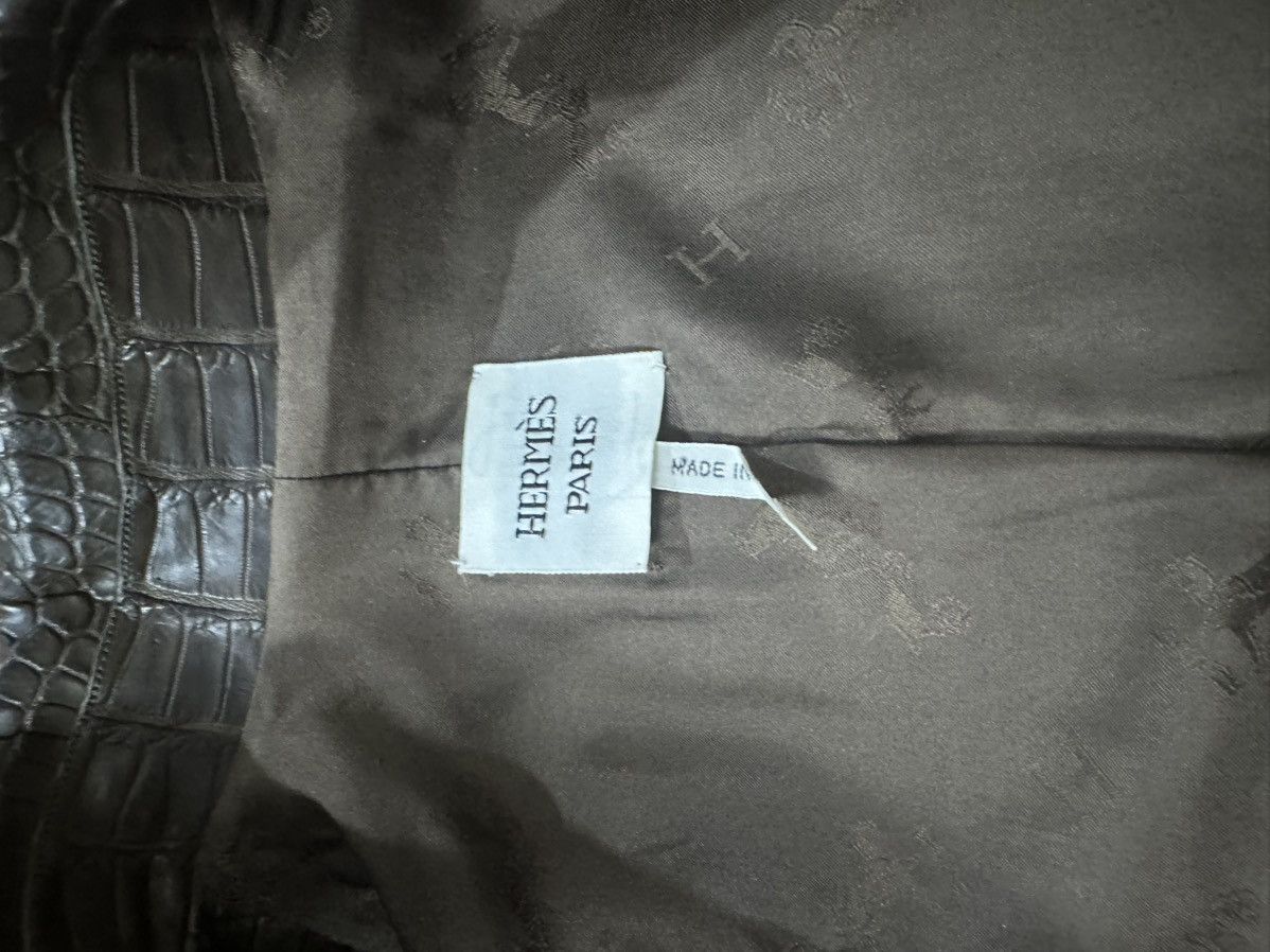 Hermes Hermes crocodile coat Size XS / US 0-2 / IT 36-38 - 9 Thumbnail