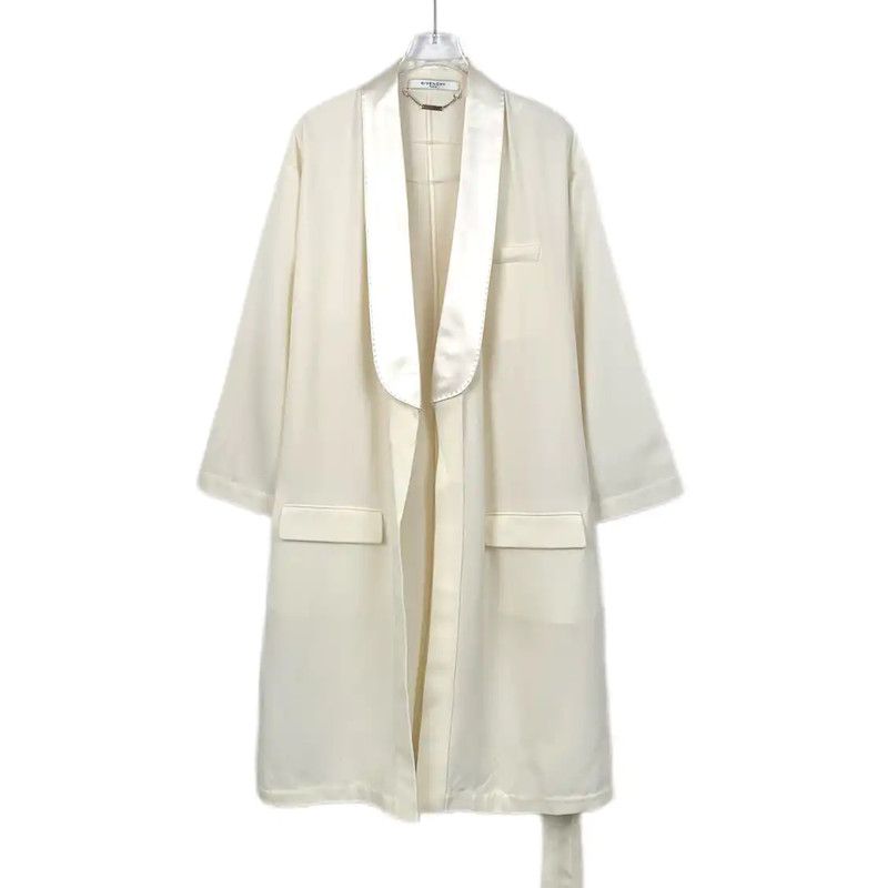 Givenchy Givenchy Women's Cream Wool Jacket 0089 Size XXS / US 00 / IT 34 - 1 Thumbnail