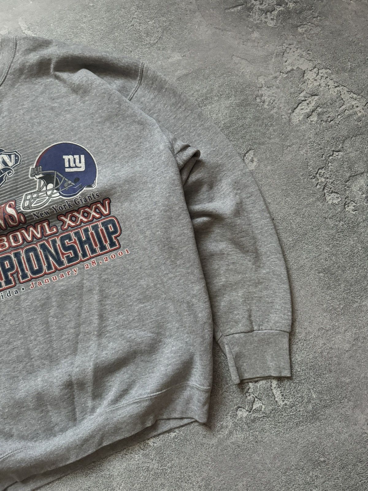 NFL × Vintage NFL Super Bowl XXXV championship 2001 sweatshirt long sleeve Size US XXL / EU 58 / 5 - 7 Thumbnail