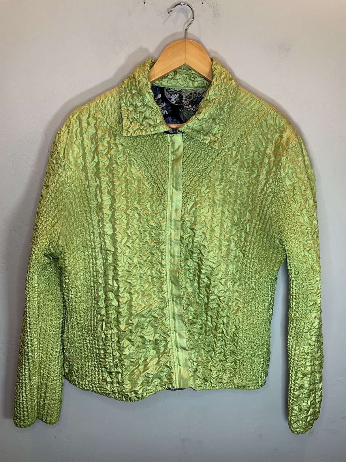 Vintage *RARE* Vintage 1990’s Japanese Flower Knit Reversible Jacket Size US S / EU 44-46 / 1 - 2 Thumbnail