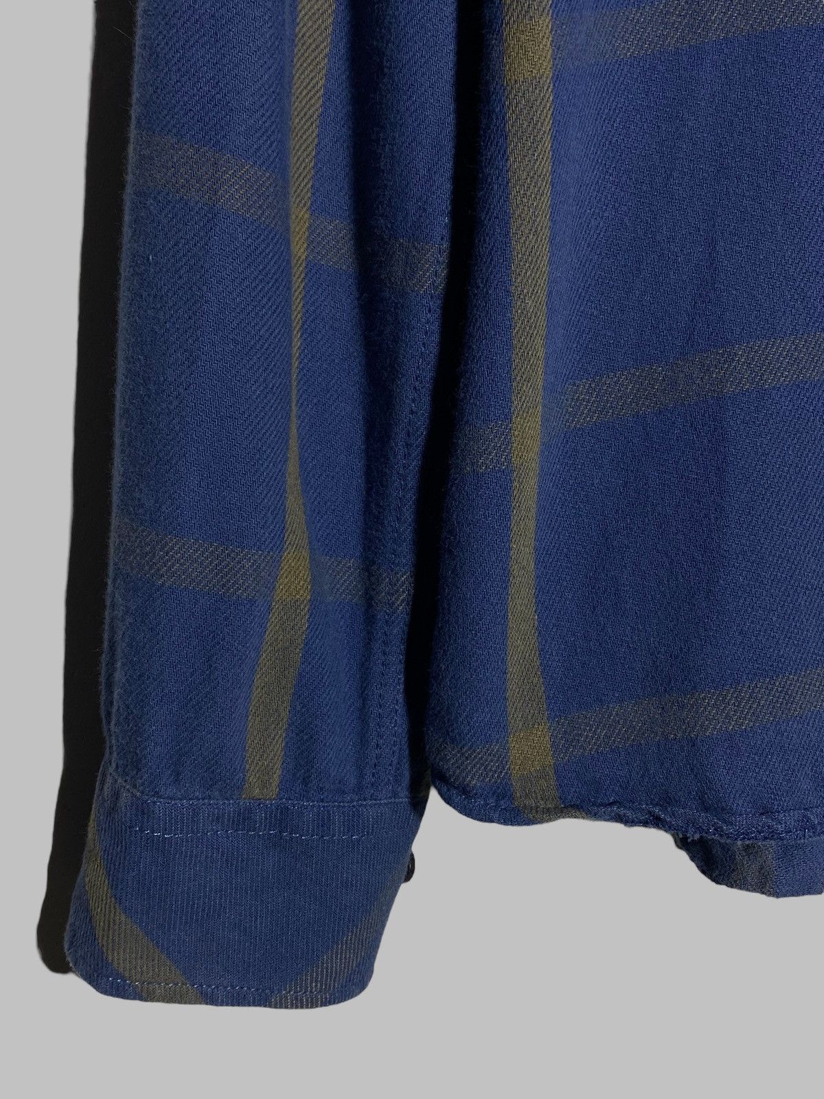 Nudie Jeans Nudie Jeans Stan Window Check Cotton Shirt Blue Men’s Size US L / EU 52-54 / 3 - 5 Thumbnail