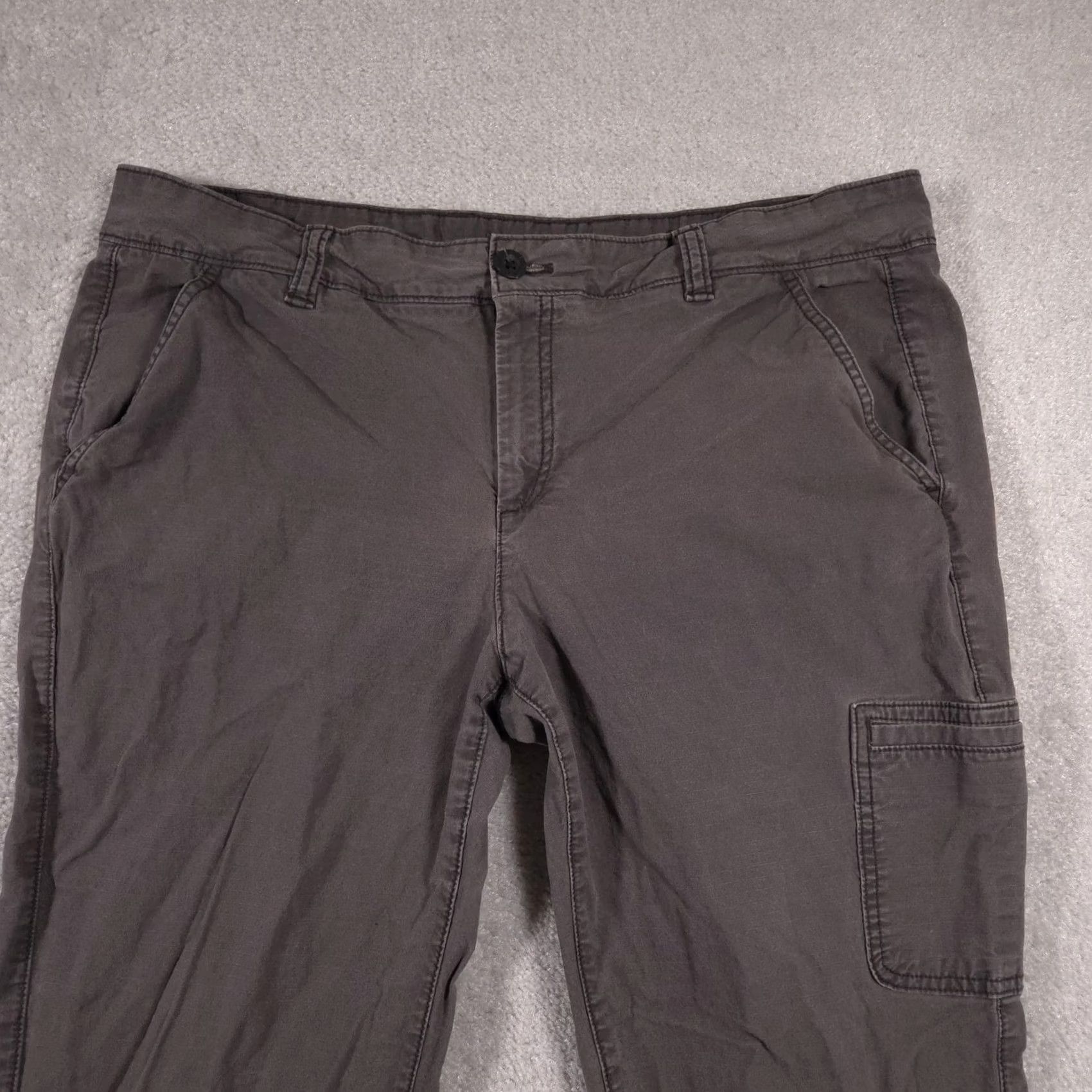 Eddie Bauer Eddie Bauer Pants Womens 16 Gray Cargo Utility Stretch Casual Size 38" / US 16 / IT 52 - 3 Thumbnail