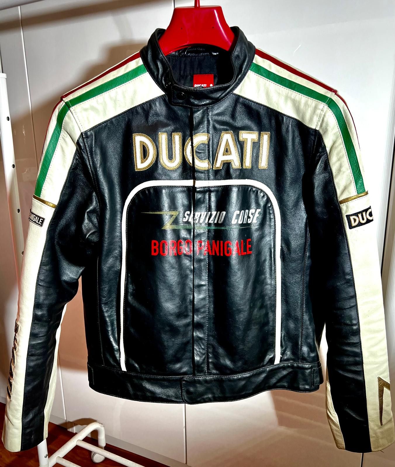 Ducati DUCATI BORGO PANIGALE SERVIZIO CORSE LEATHER MOTORAD JACKET Size US M / EU 48-50 / 2 - 1 Thumbnail