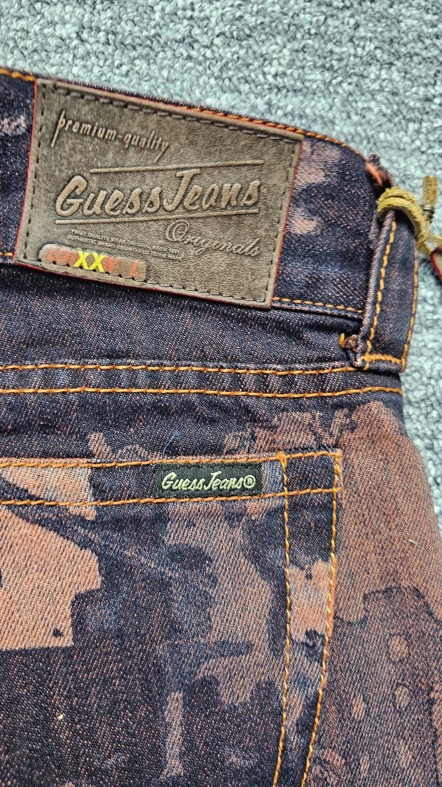 Guess Guess Jeans Marilyn Monroe Pants Venice Diva Graphic Blue 24 Size 24" / US 00 / IT 34 - 9 Thumbnail