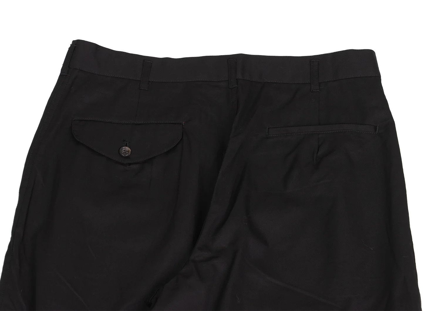 Comme des Garcons Homme Plus Cotton Pants with Ring Belt in Black Size L Size US 38 / EU 54 - 9 Thumbnail