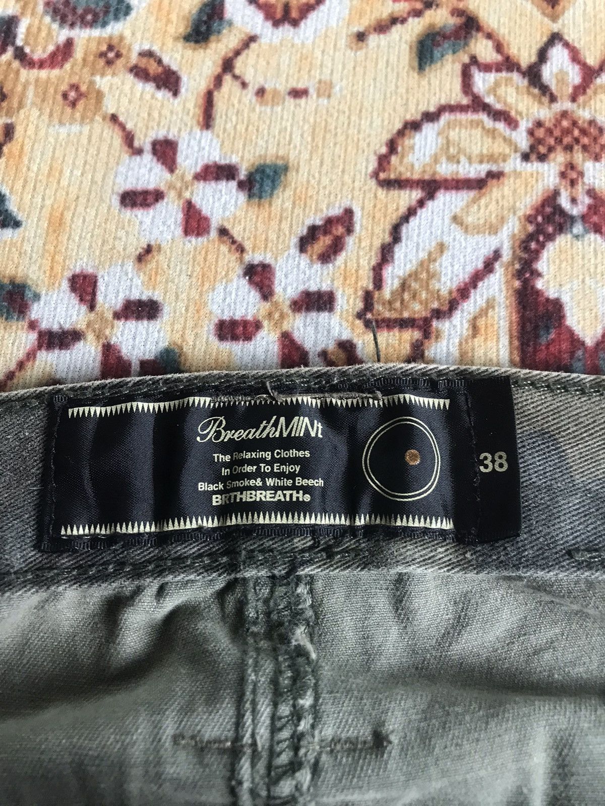 Japanese Brand Vintage Breathmint Double Waist camo twist flared jeans Size US 32 / EU 48 - 12 Thumbnail