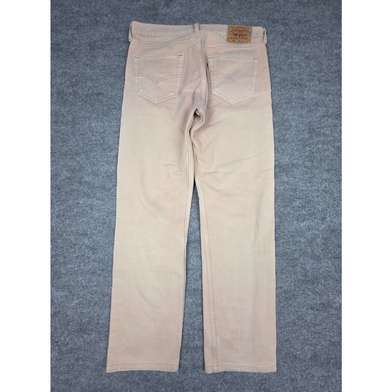 Levi's VINTAGE Levi's 501 Jeans Men's 34 x 34 Beige Made USA Faded - Levi's 501 Series Jeans, 32x30 Inseam, Regular Fit, USA 5-Pocket Denim Shirt? Size US 32 / EU 48 - 2 Thumbnail