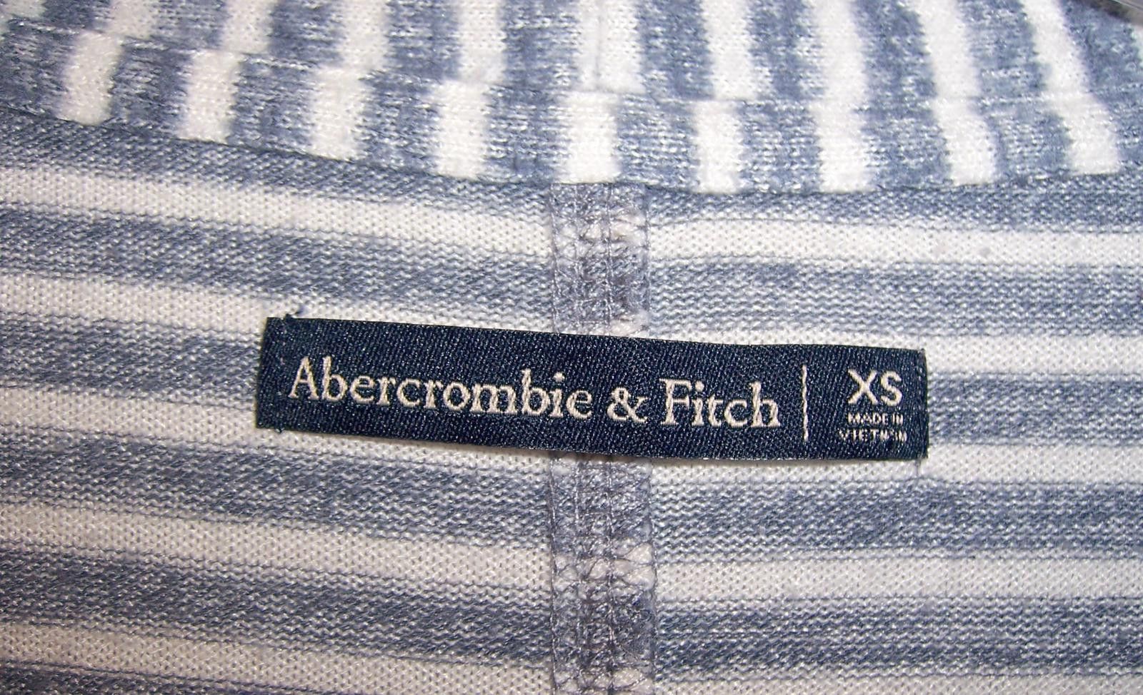 Abercrombie & Fitch Abercrombie & Fitch Striped Button-Front Top Blue/White - XS Size XS / US 0-2 / IT 36-38 - 2 Thumbnail