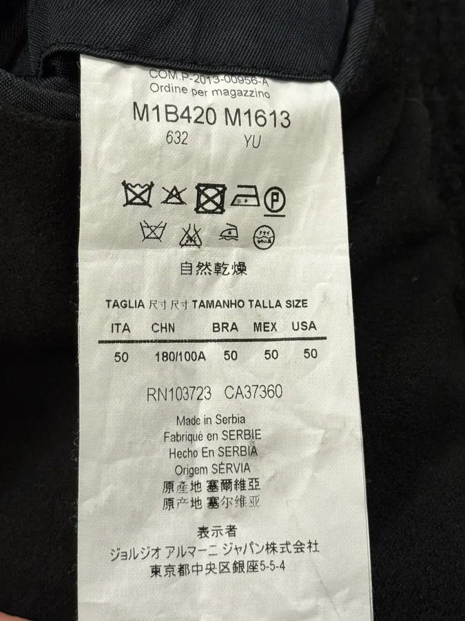 Emporio Armani AW2013 Emporio Armani Dark Toggle Multi Zip Closure Coat Size US M / EU 48-50 / 2 - 18 Thumbnail