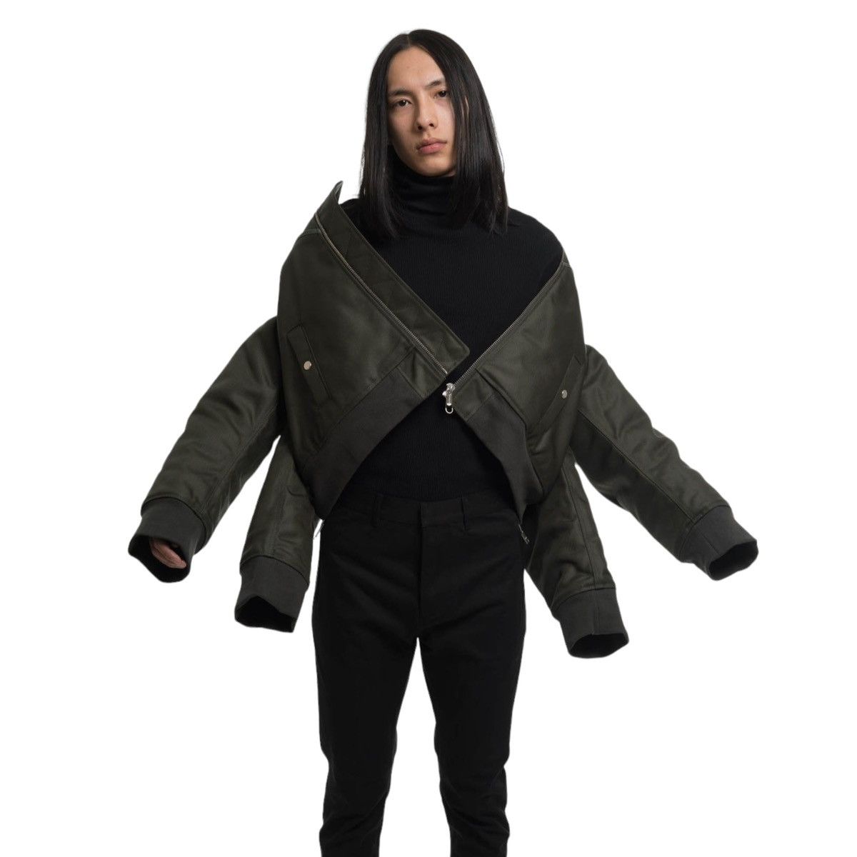 Helmut Lang RARE Shayne Oliver 4 arm bomber Size US XS / EU 42 / 0 - 2 Thumbnail