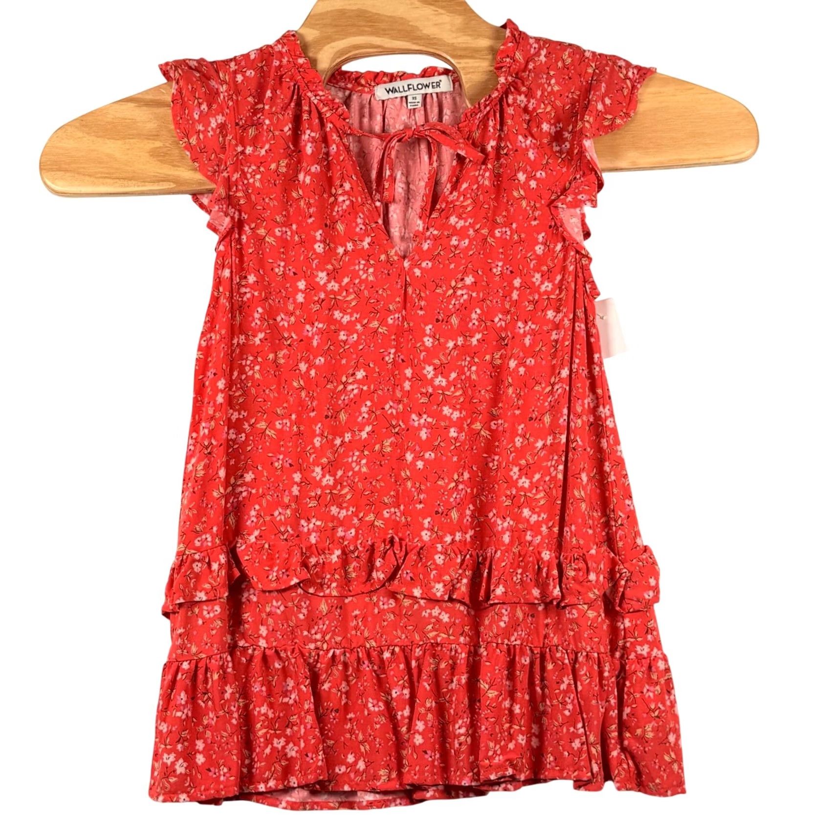Vintage VINTAGE Wallflower Blouse? Size XS / US 0-2 / IT 36-38 - 2 Thumbnail