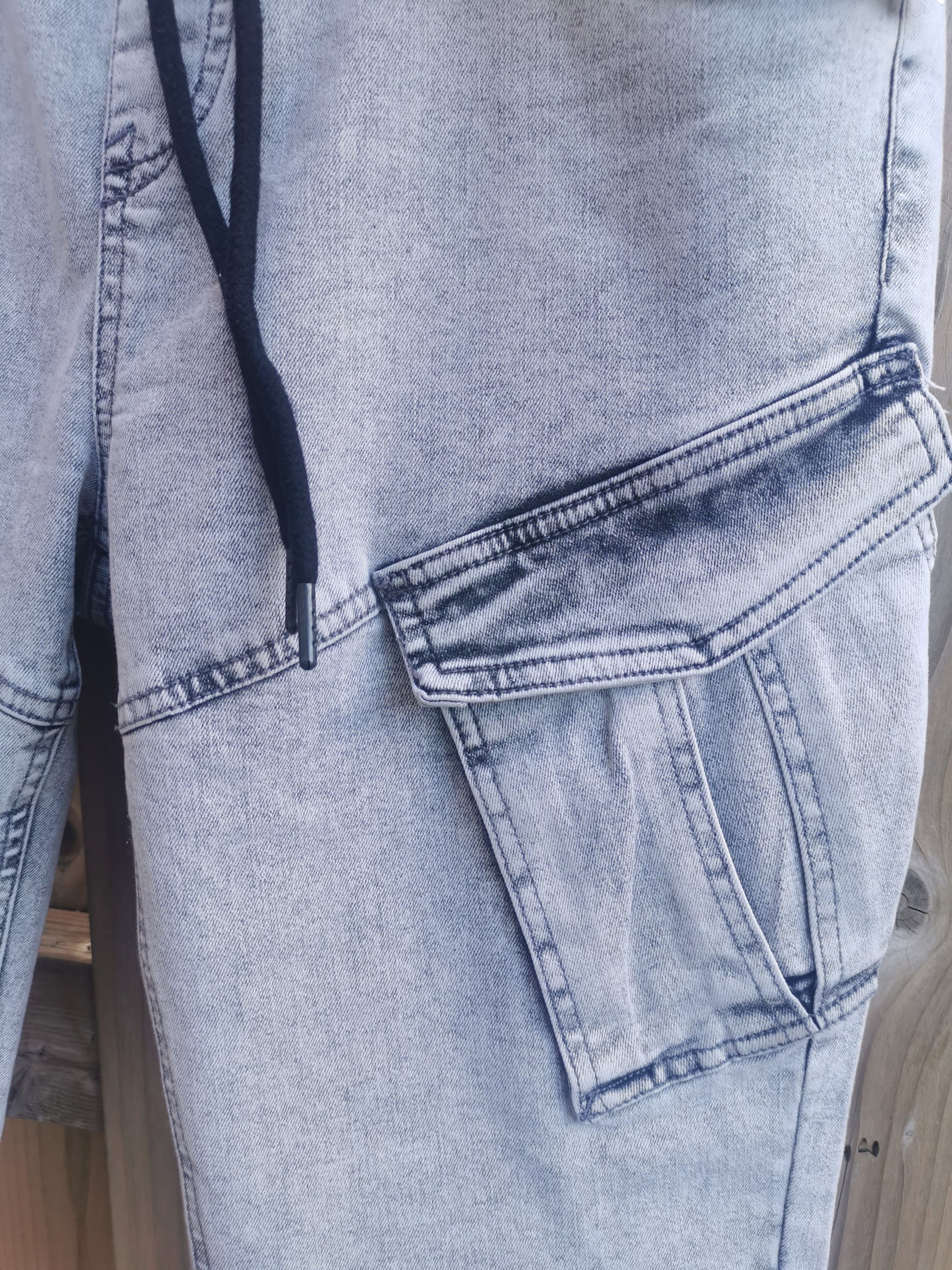 Other Acid wash grey jeans/denim/pants/trousers Size US 32 / EU 48 - 3 Thumbnail