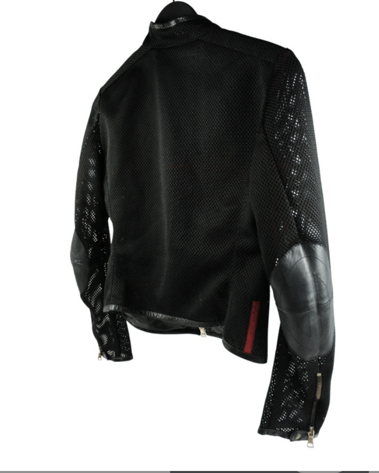 ジャケット・アウター miumiu prada archive Miu Miu × Prada Miu miu x Prada Archive Mesh & Suede trimmed