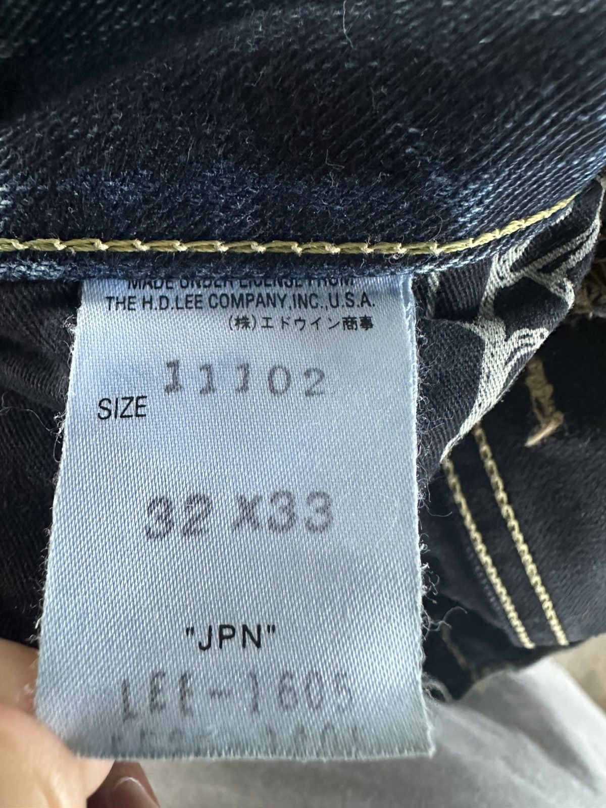 If Six Was Nine Flare Jeans Lee Riders Bootcut Denim Jeans Size US 31 - 24 Thumbnail