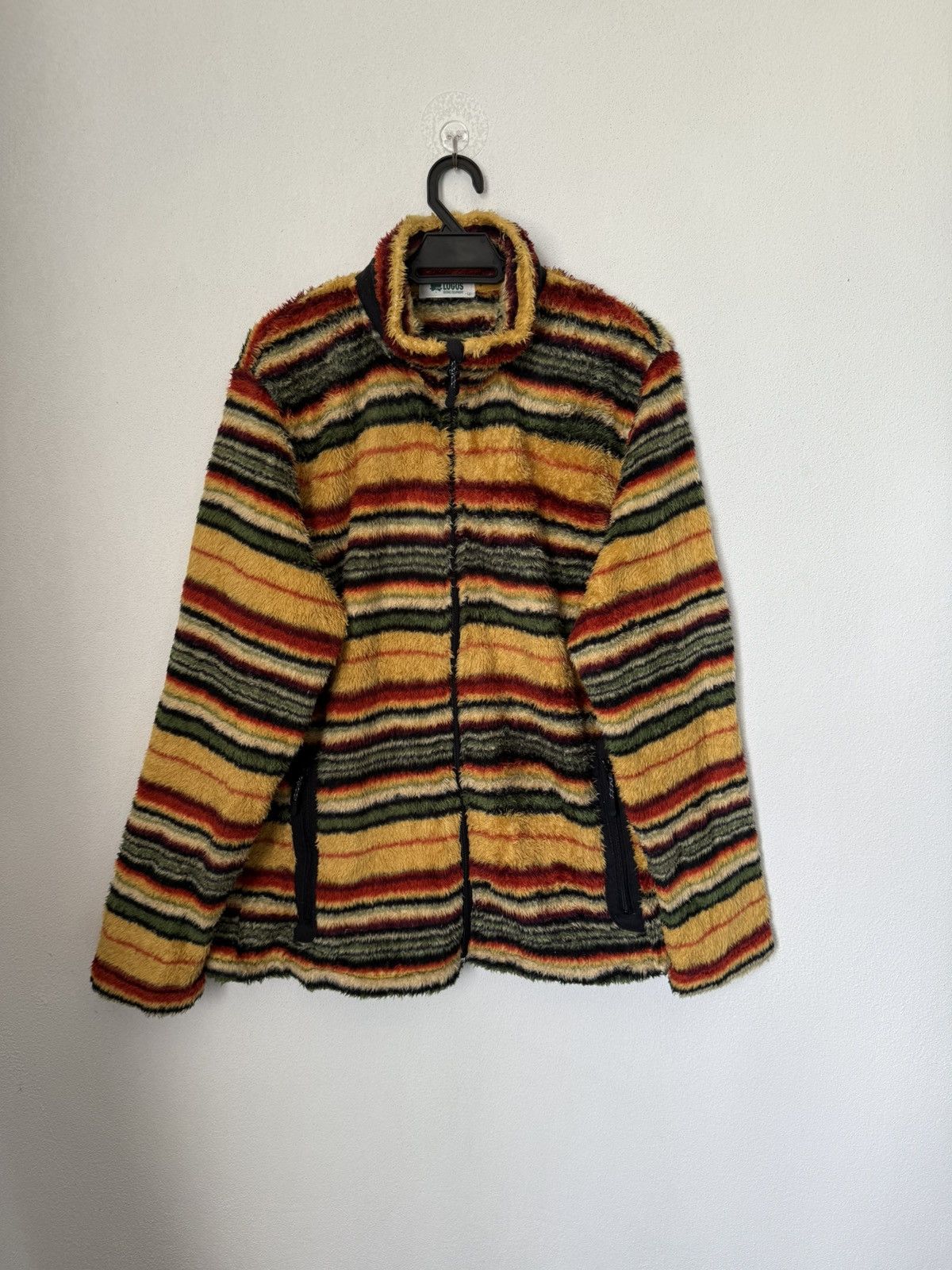 Arc'teryx Canada Brand Logos Multi Colour Stripe Fleece Zipper Size US L / EU 52-54 / 3 - 1 Thumbnail