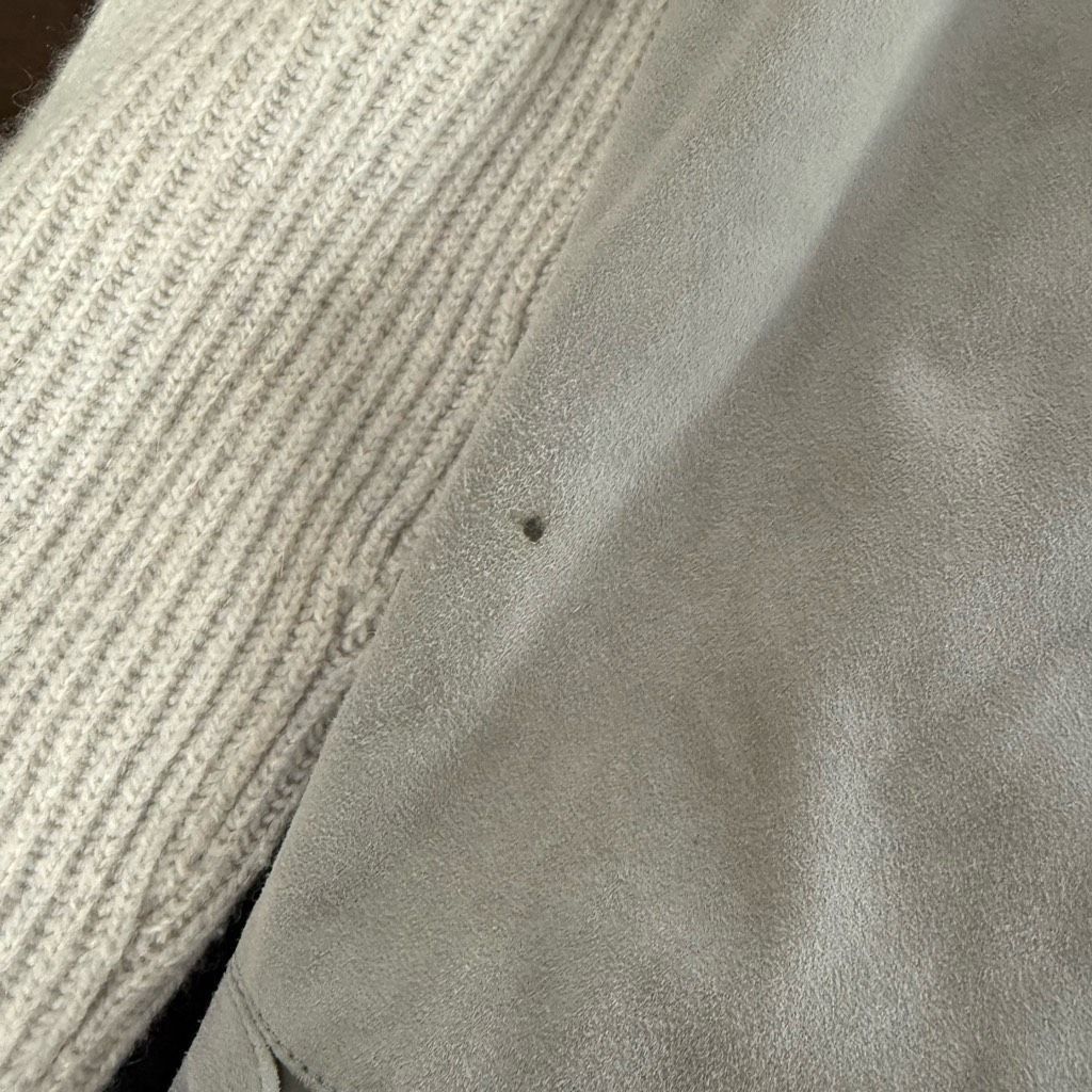 Salvatore Ferragamo Salvatore Ferragamo Wool Cashmere and Sueded Leather Full Zi Size L / US 10 / IT 46 - 6 Thumbnail