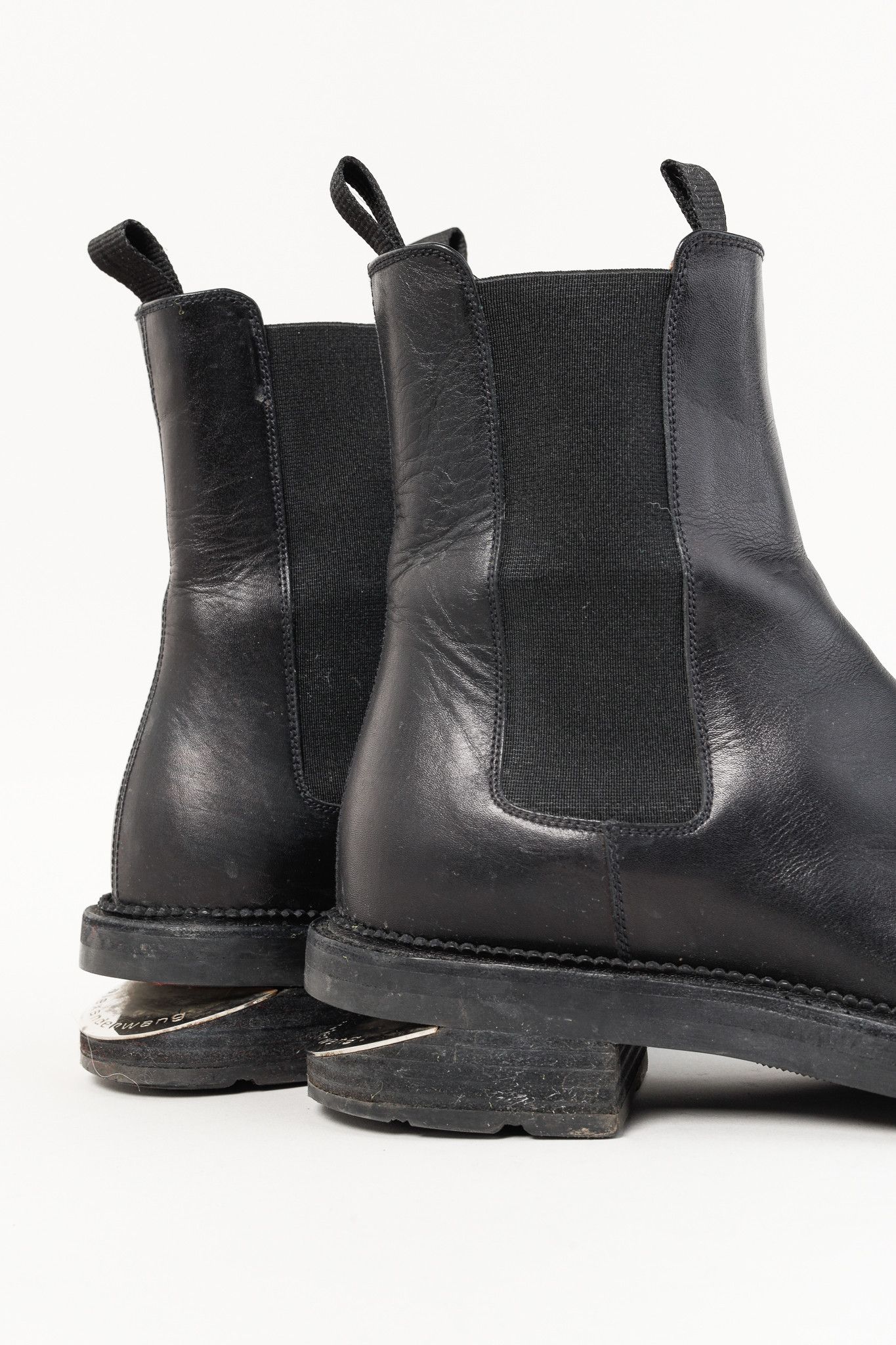 Alexander Wang Alexander Wang Andy Black Leather Chelsea Boot Size US 8 / IT 38 - 8 Thumbnail