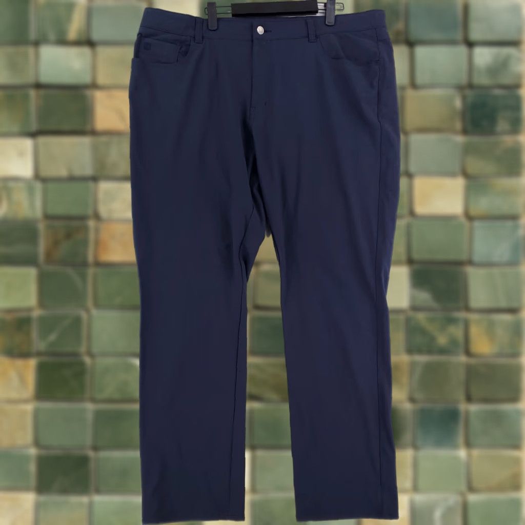 Peter Millar Peter Millar EB50 Performance Golf Pants Navy Blue Mens 42 X 31 Inseam 31 Chino Size US 42 / EU 58 - 1 Thumbnail