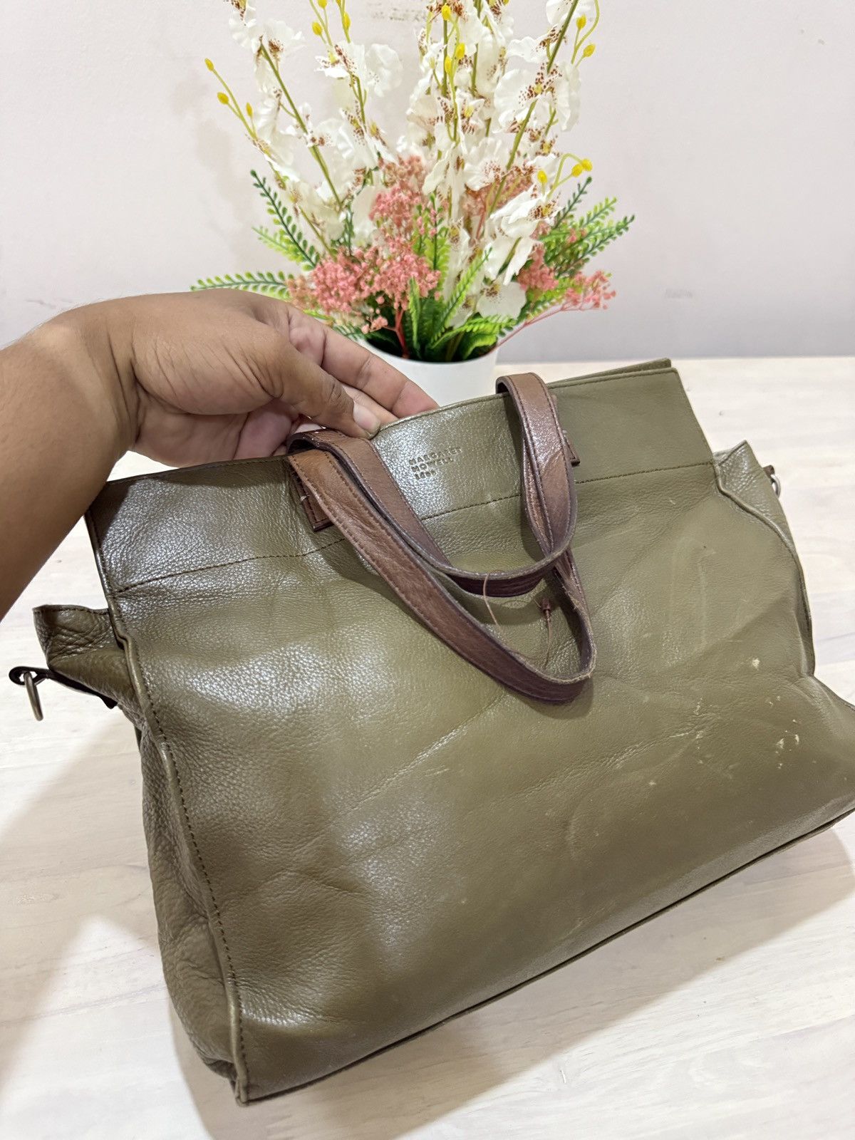 Margaret Howell 🔥🔥🔥ARCHIVE MARGARET HOWELL LEATHER BAG Size ONE SIZE - 7 Thumbnail