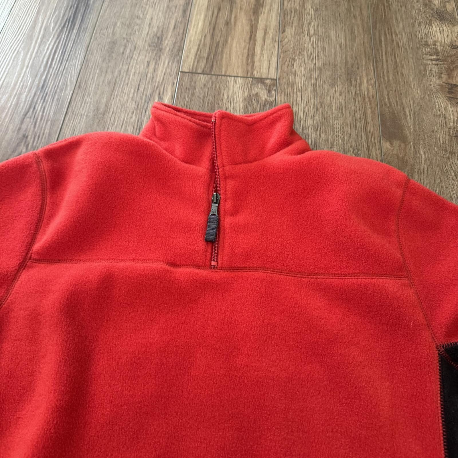 Gap Vintage Gap Fleece Quarter Zip Pullover Y2K 90s Size US L / EU 52-54 / 3 - 2 Thumbnail