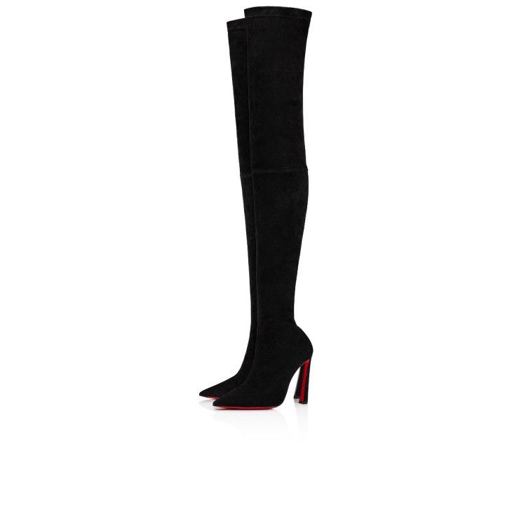 Christian Louboutin o1s1wg110924 Lipbotta Alta in Black Size US 6 / IT 36 - 3 Thumbnail