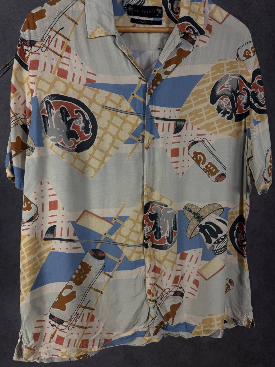 Allsaints Allsaints art designer crazy Hawaiian relaxed shirt Size US S / EU 44-46 / 1 - 3 Thumbnail