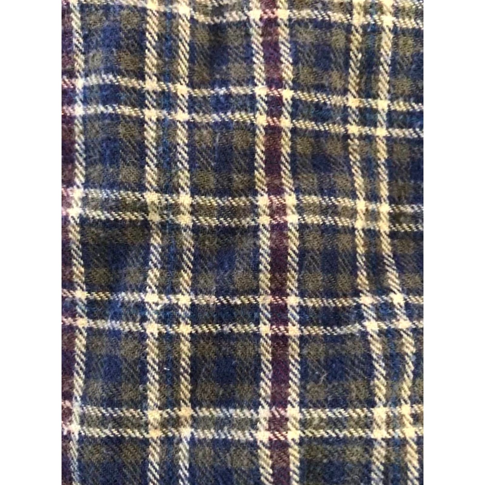 Area Bay Area Traders Shirt Men's TL/Tall Long Sleeve Plaid Flannel Green Blue Red Button-Up Pocketed Size US L / EU 52-54 / 3 - 5 Thumbnail