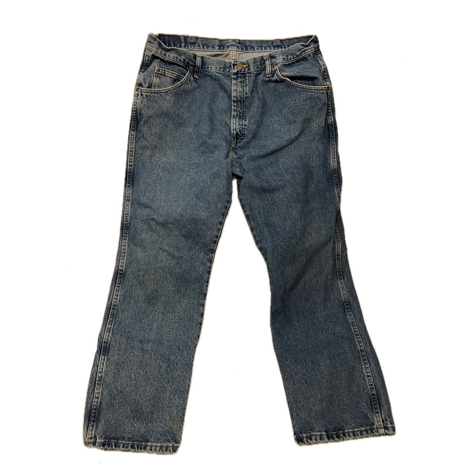 Wrangler Wrangler Classic Straight Blue Jeans Mens 40x30 Size US 40 / EU 56 - 1 Thumbnail