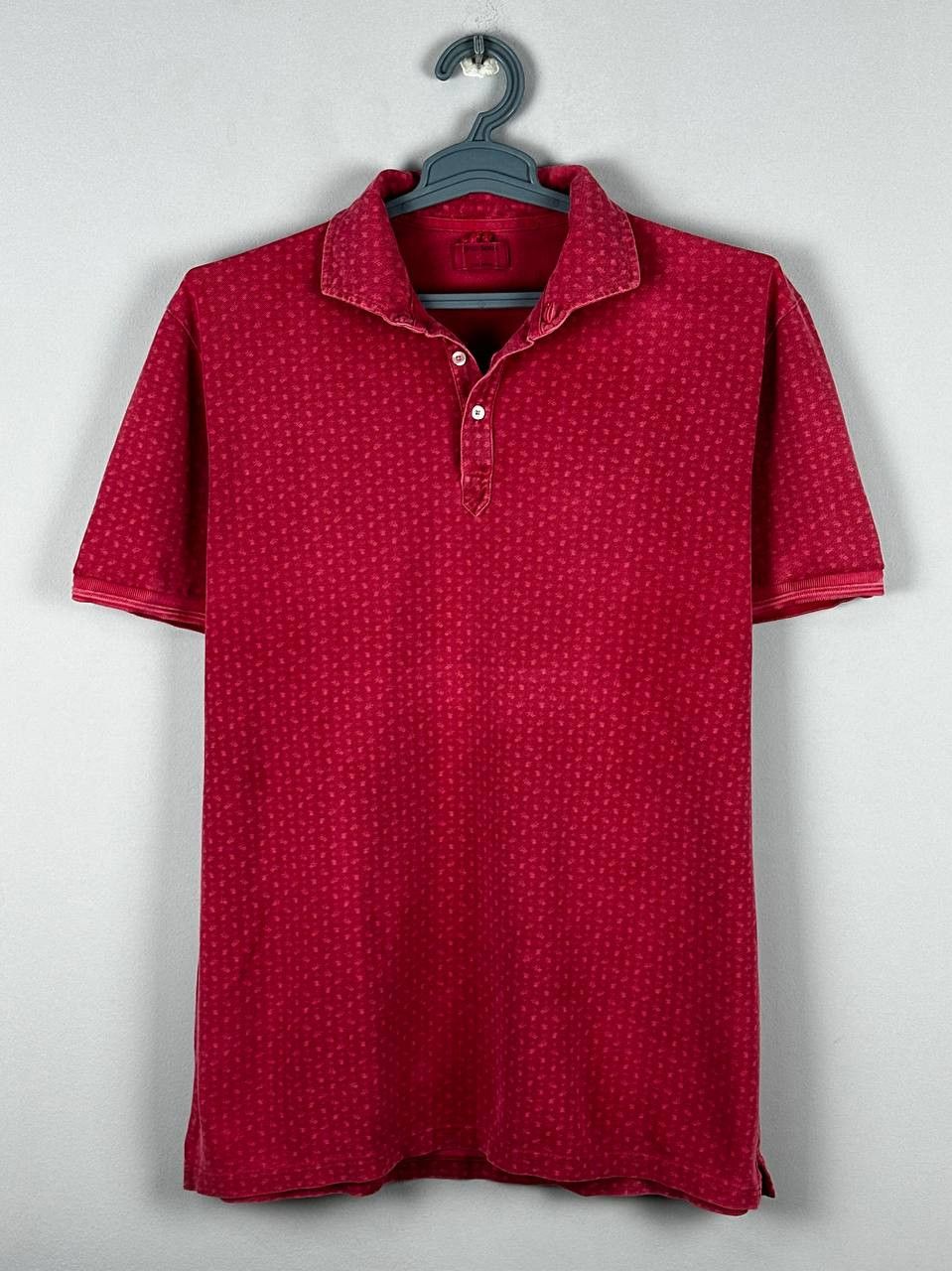 Gran Sasso Gran Sasso Vintage Dyed Luxury Polo T Shirt Size US XL / EU 56 / 4 - 1 Thumbnail