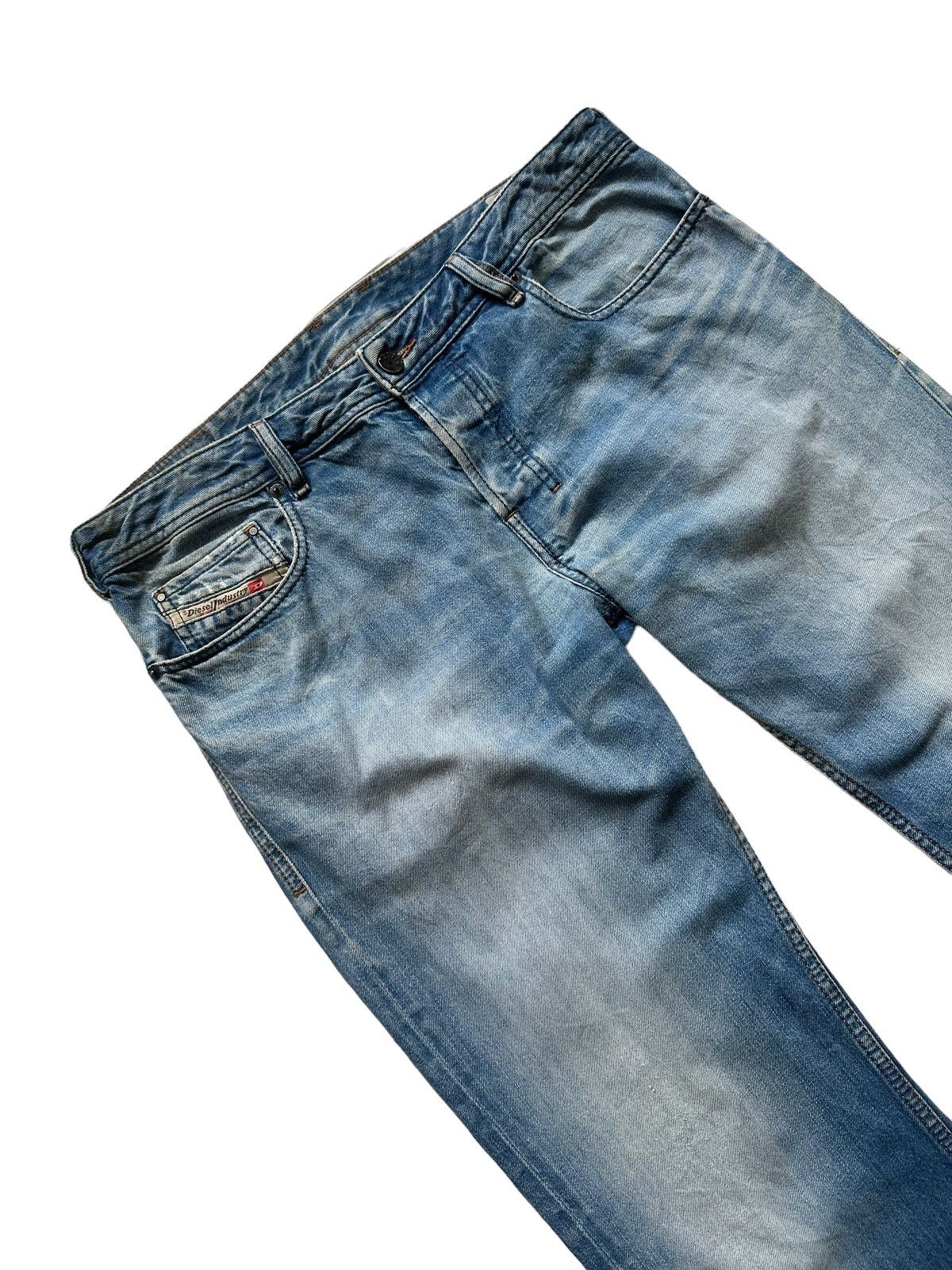 Diesel Flare Jeans Diesel Industry Distressed Boot Cut Pants Size US 34 / EU 50 - 2 Thumbnail