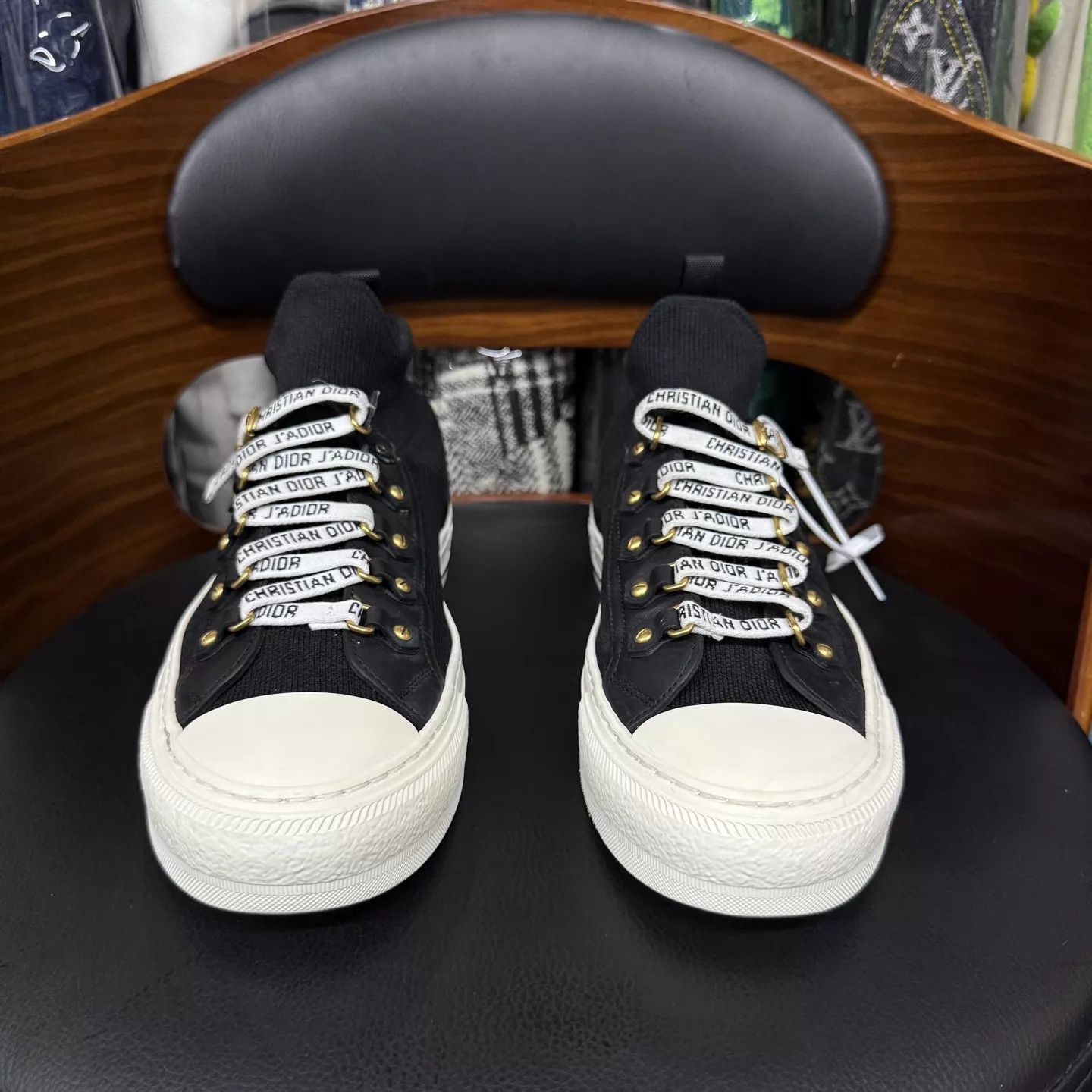 Dior Dior Walk‘n'Dior Black & White Platform EU 38.5 Like New Size US 8 / IT 38 - 2 Thumbnail