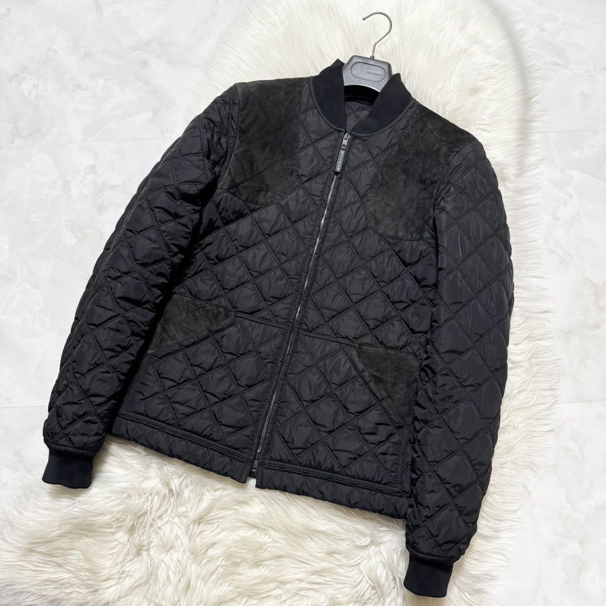 Gucci Gucci Runway Model Suede and Leather Quilted Nylon Jacket Size US M / EU 48-50 / 2 - 6 Thumbnail